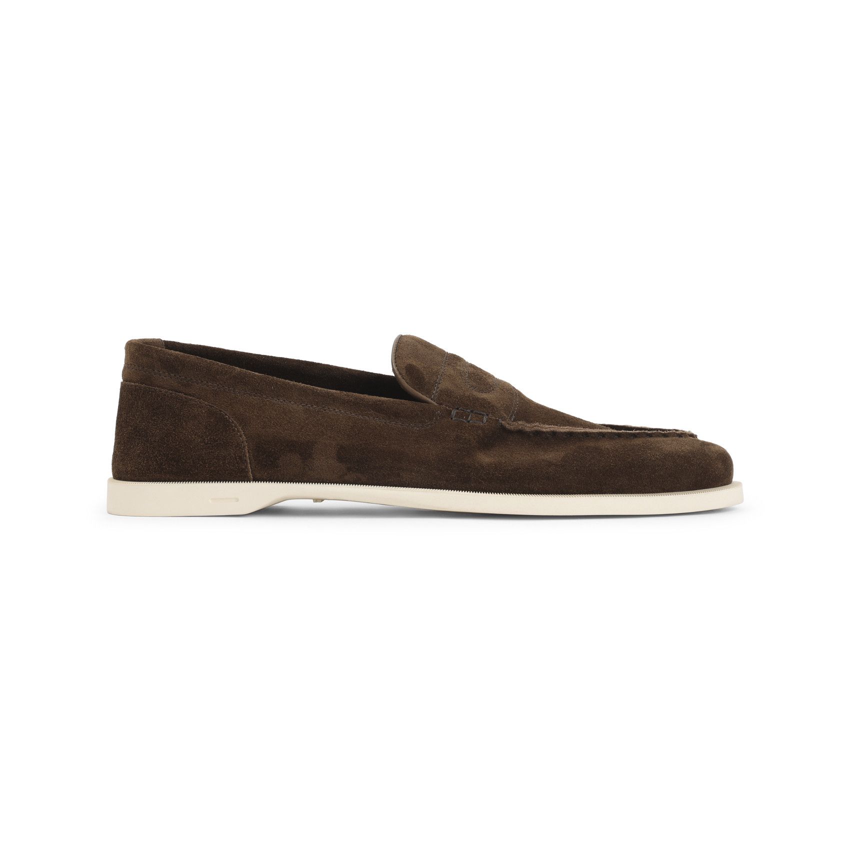 John Lobb Pace Suede Oval Flexi Loafers