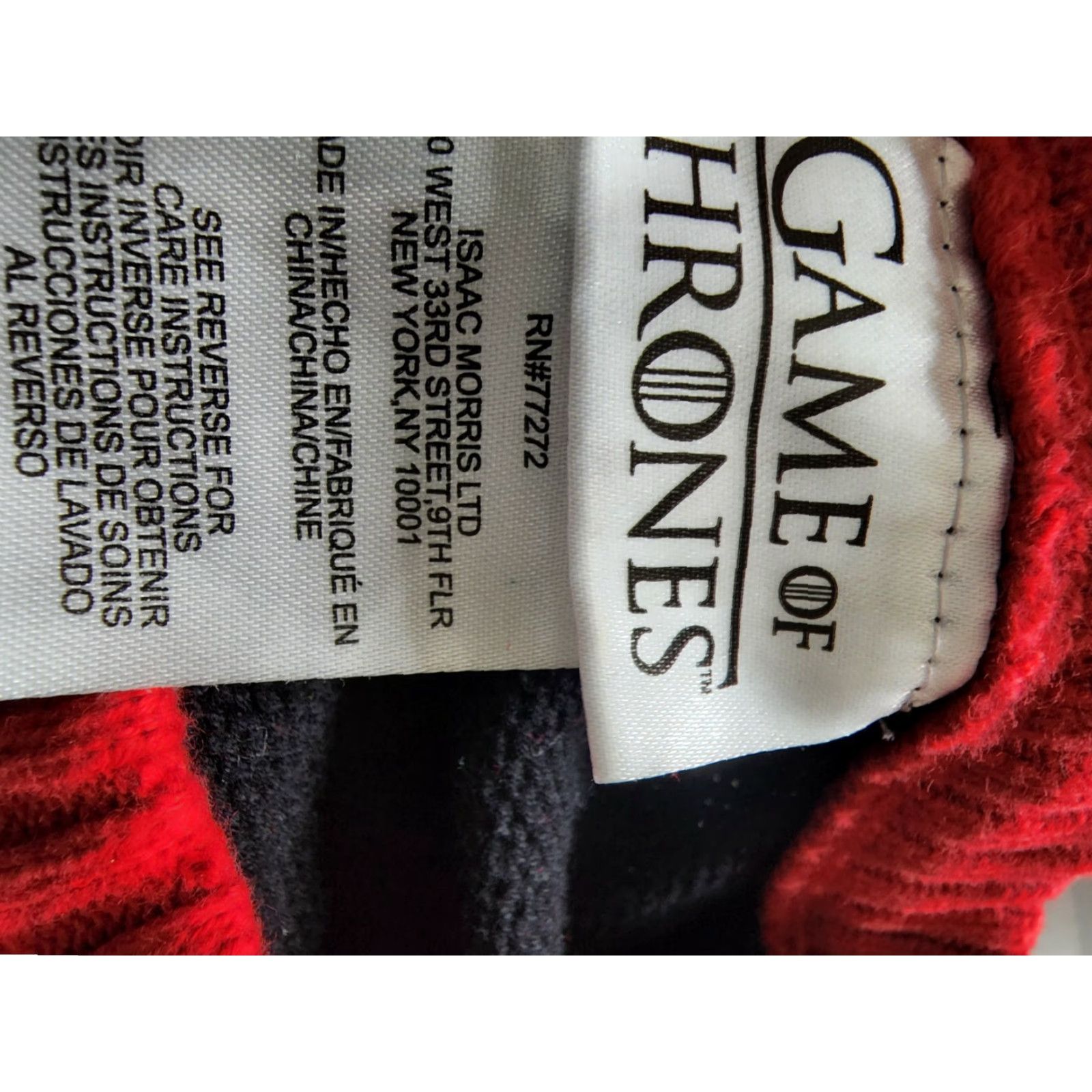 Vintage Game Of Thrones Sweater Mens XL Black Xmas Christmas Cotton Size US XL / EU 56 / 4 - 3 Thumbnail