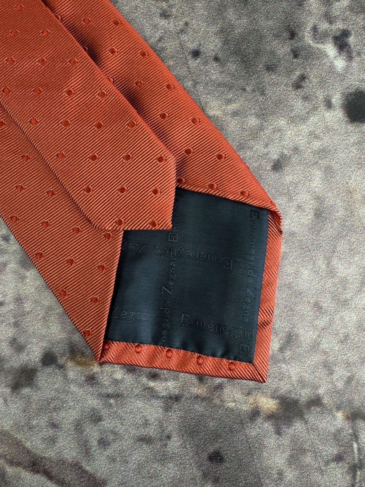 Ermenegildo Zegna Ermenegildo Zegna Red Silk Tie – Polka Dot Pattern Size ONE SIZE - 2 Thumbnail
