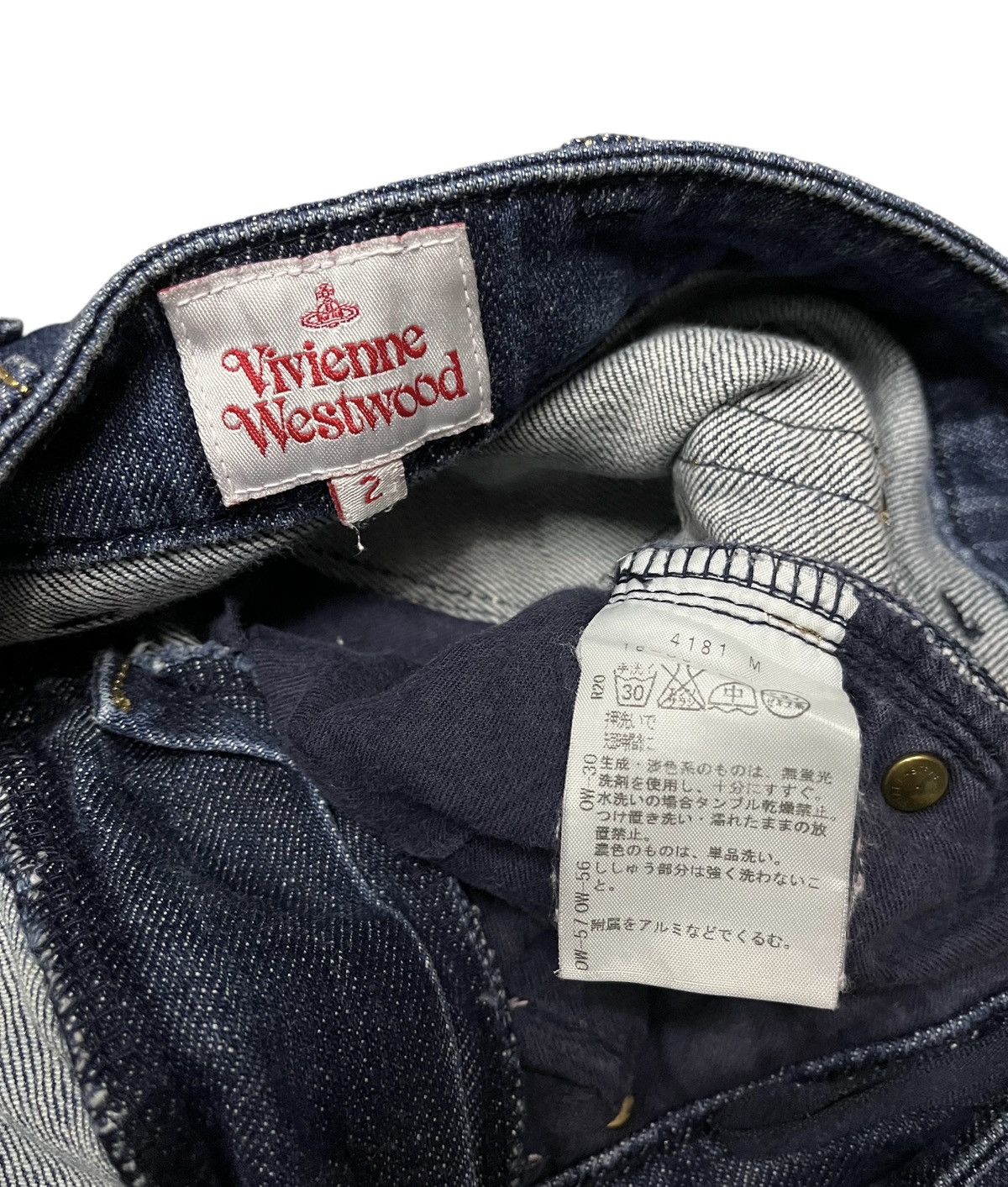 Vivienne Westwood Vivien Westwood embroided logo jeans Size 29" - 8 Thumbnail