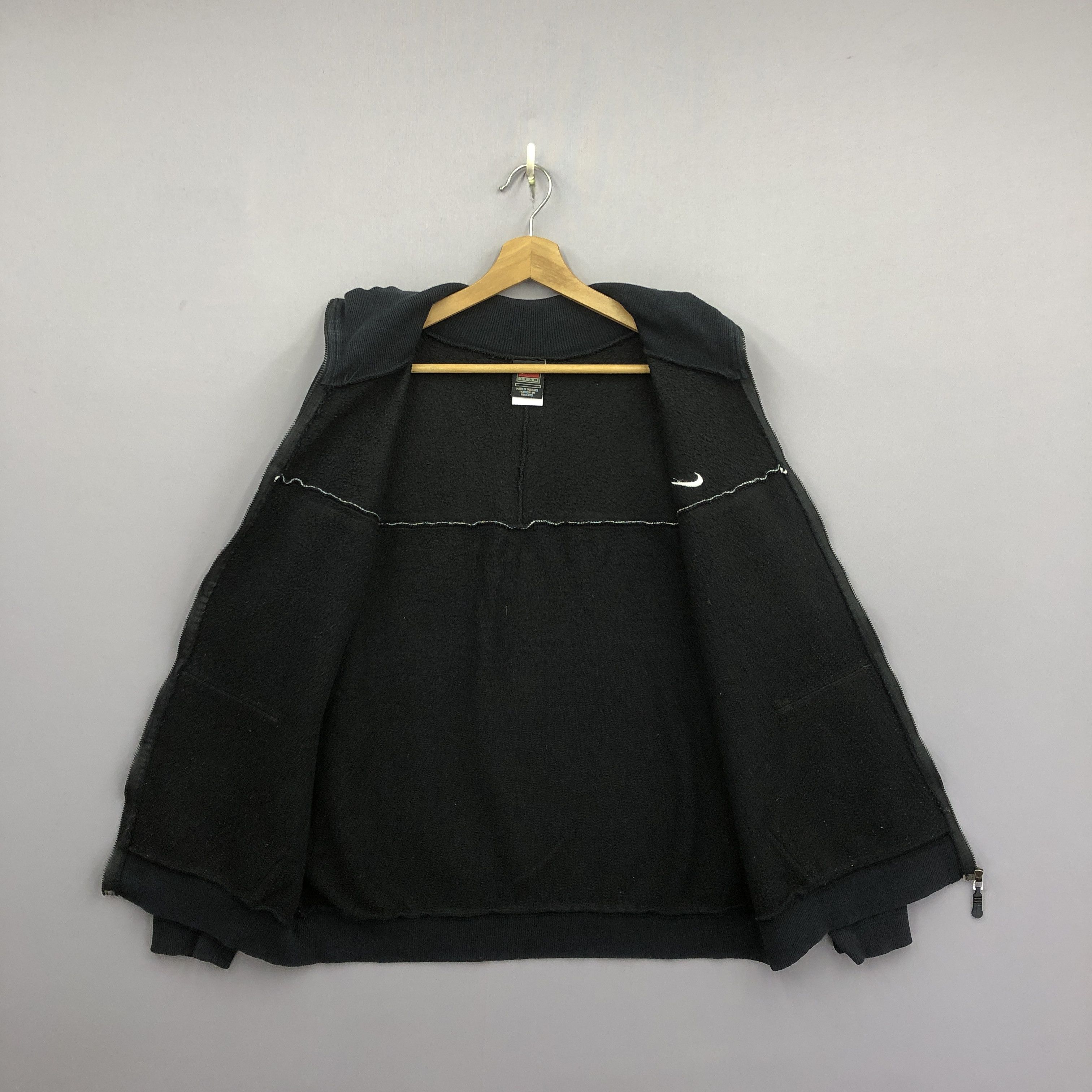 Nike × Vintage Vintage Nike Zipper Sweatshirt Nike Swoosh Sweater Jumper Size US XL / EU 56 / 4 - 5 Thumbnail