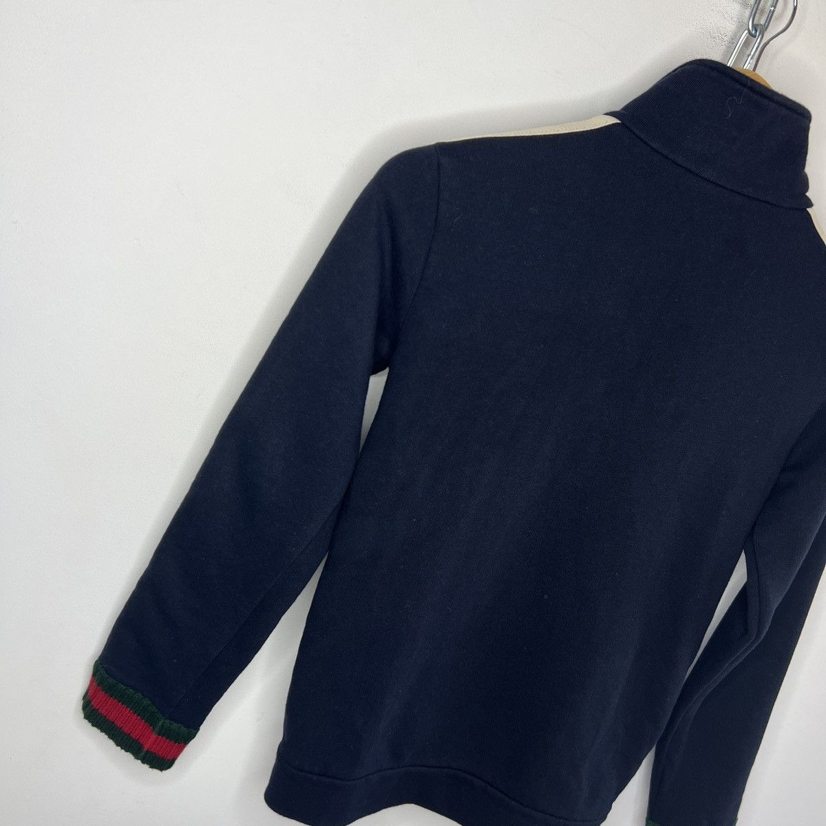 Gucci Gucci Sweatshirt ZIP Navy Stripe Sleeve Size XS / US 0-2 / IT 36-38 - 11 Thumbnail