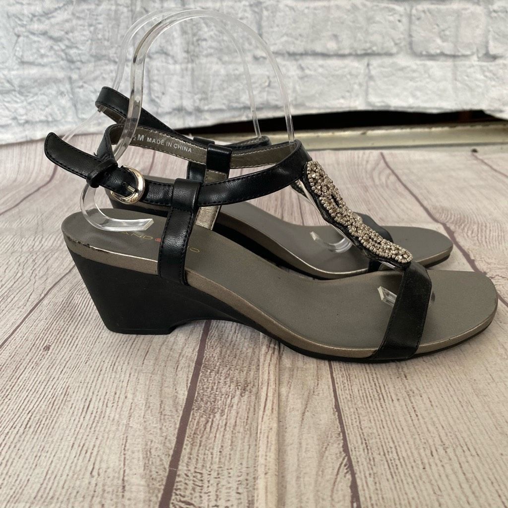 Other Bandolino women 8.5 open toe wedge sandals w/back strap clos Size US 8.5 / IT 38.5 - 4 Thumbnail