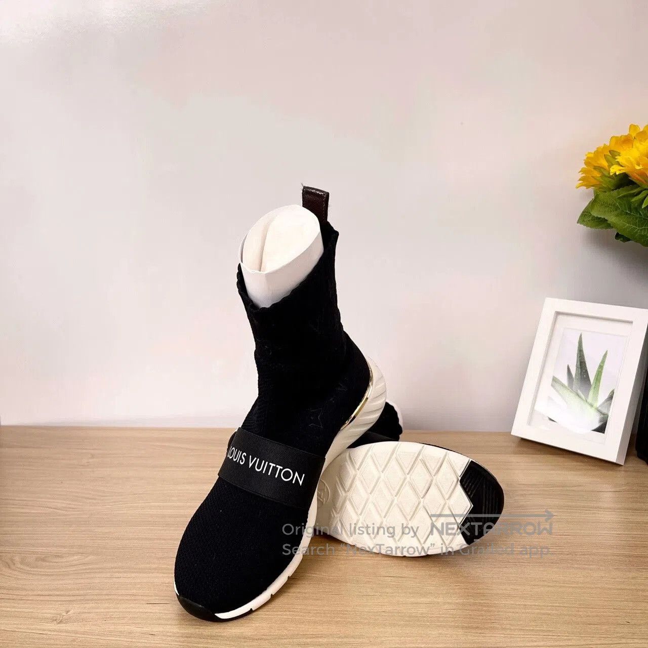 Louis Vuitton LV Aftergame Black Monogram Sock Shoes. Size US 9 / EU 42 - 7 Thumbnail