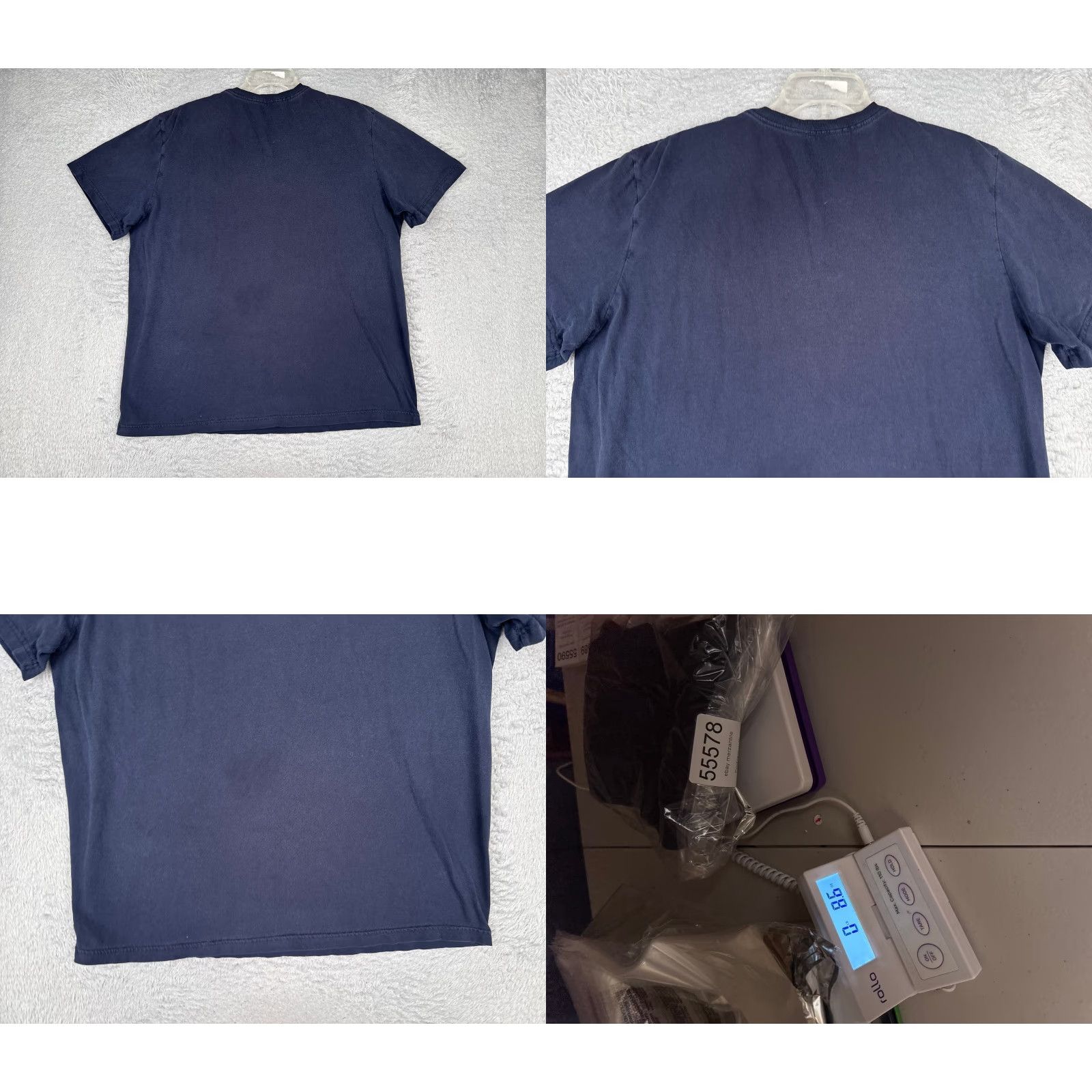 Tommy Hilfiger Tommy Hilfiger Shirt Adult XL Blue Short Sleeve Crew Neck 100% Cotton Size US XL / EU 56 / 4 - 9 Thumbnail