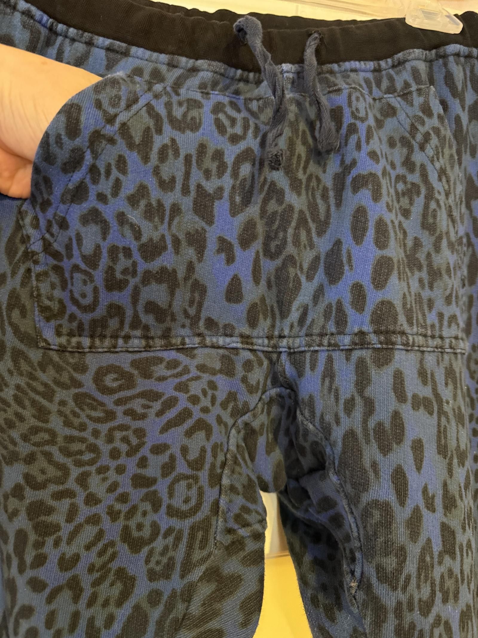 Other NWOT Happiness Sweatpants-Blue Cheetah Size 36" / US 14 / IT 50 - 4 Thumbnail