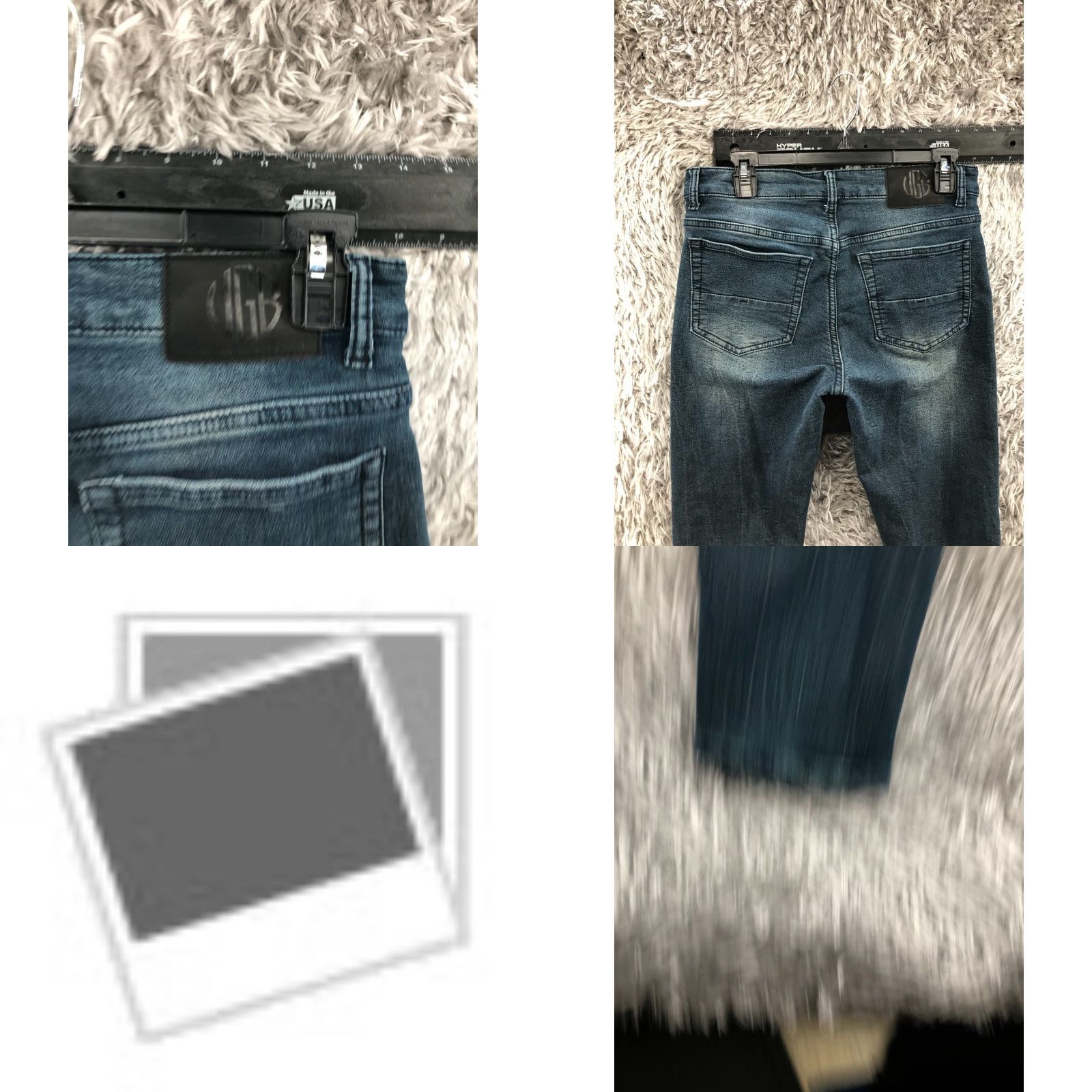 Vintage Vintage Genes Black Jeans Skinny Mens 28x30 Mid Wash Blue Size 28 Cotton Blend Denim 5-Pocket Size US 28 / EU 44 - 8 Thumbnail