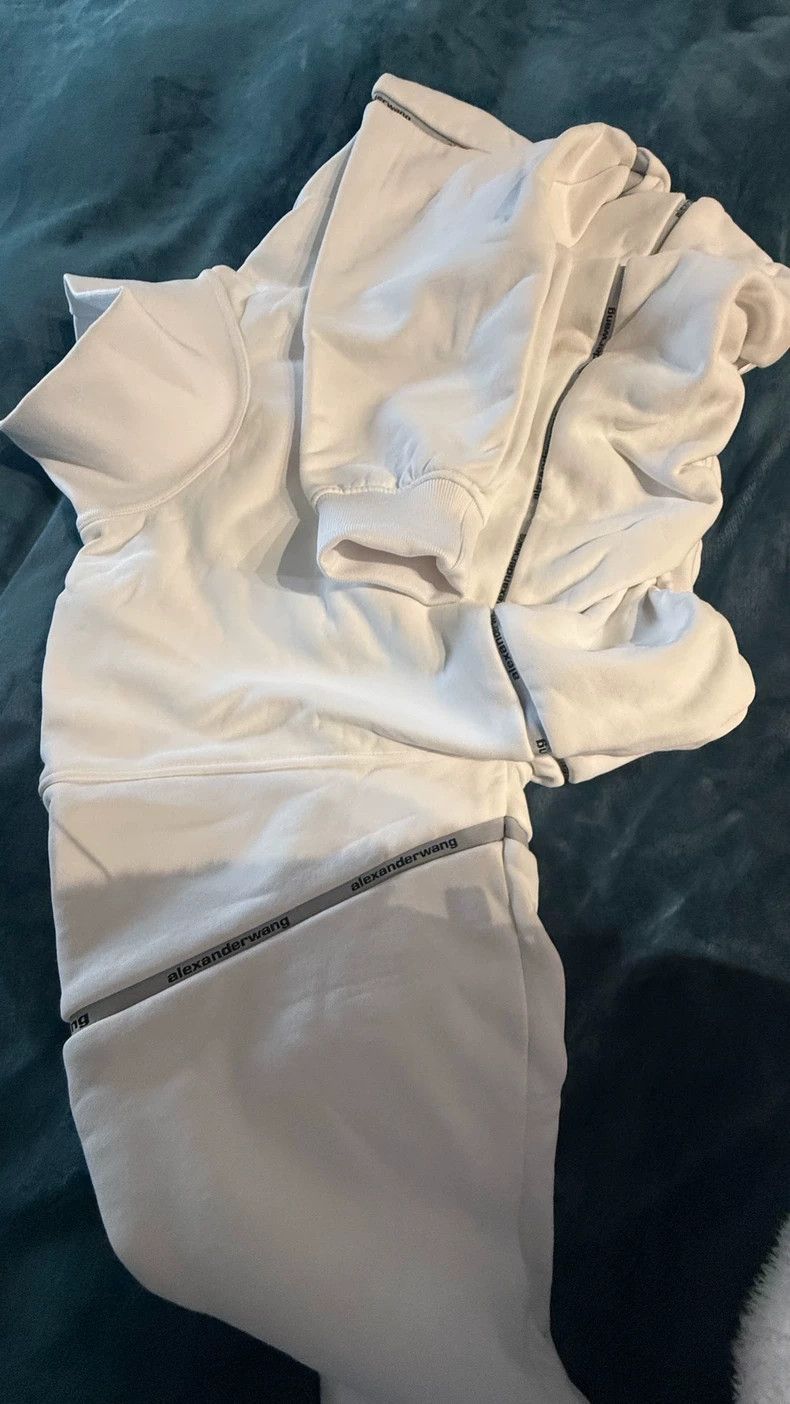Alexander Wang Alexander Wang Women's Mock Neck Logo Sweatshirt- Size M / US 6-8 / IT 42-44 - 4 Thumbnail