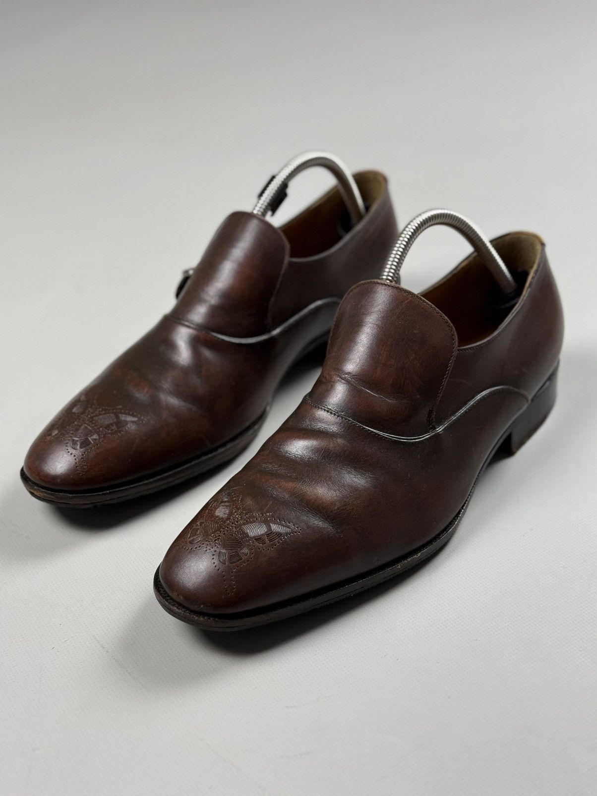 Sergio Rossi Sergio Rossi Men’s Leather Formal Brogue Shoes Size US 8.5 / EU 41-42 - 12 Thumbnail