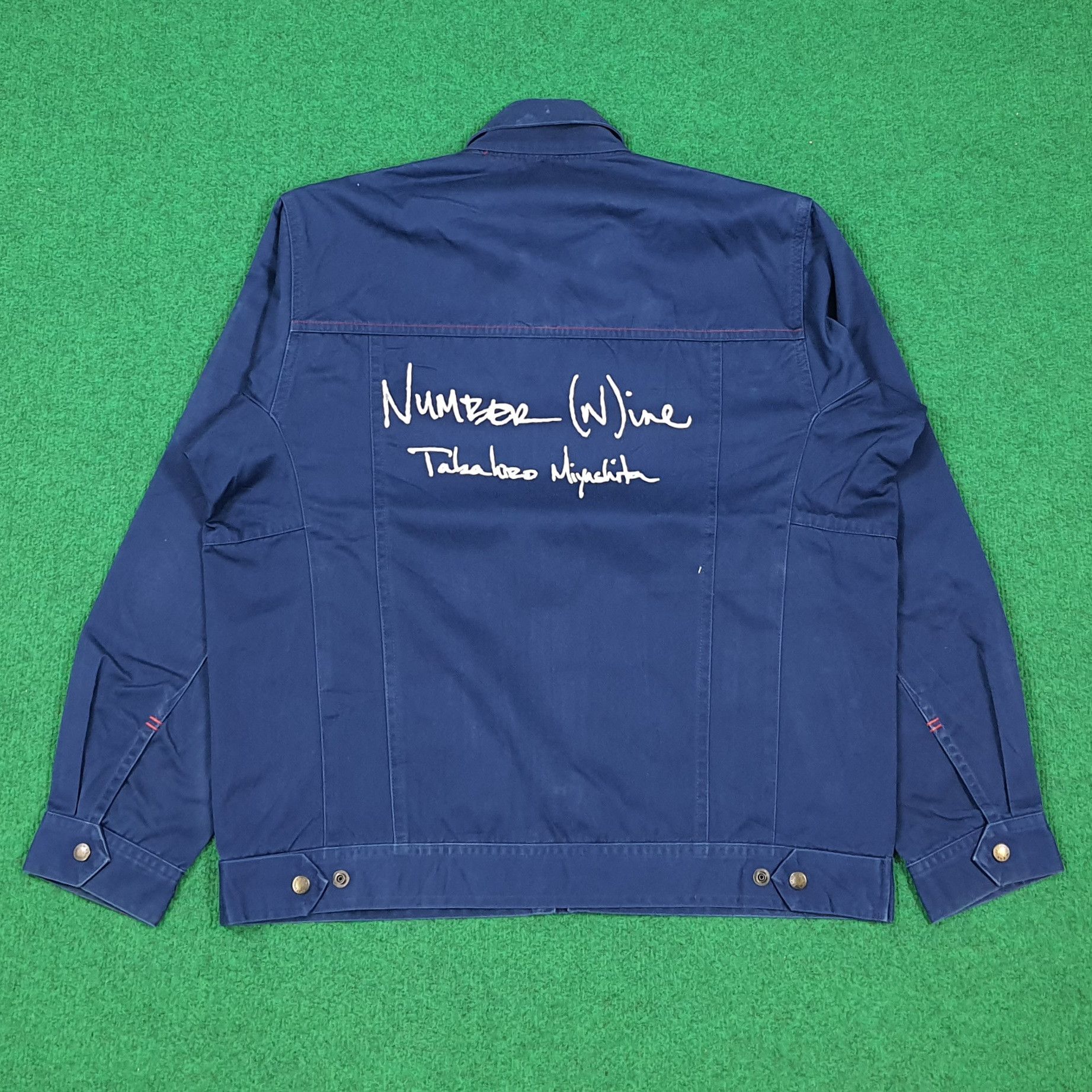 Japanese Brand Vintage Kansai x Number Nine Custom Logo Workwear C279N13 Size US M / EU 48-50 / 2 - 1 Thumbnail