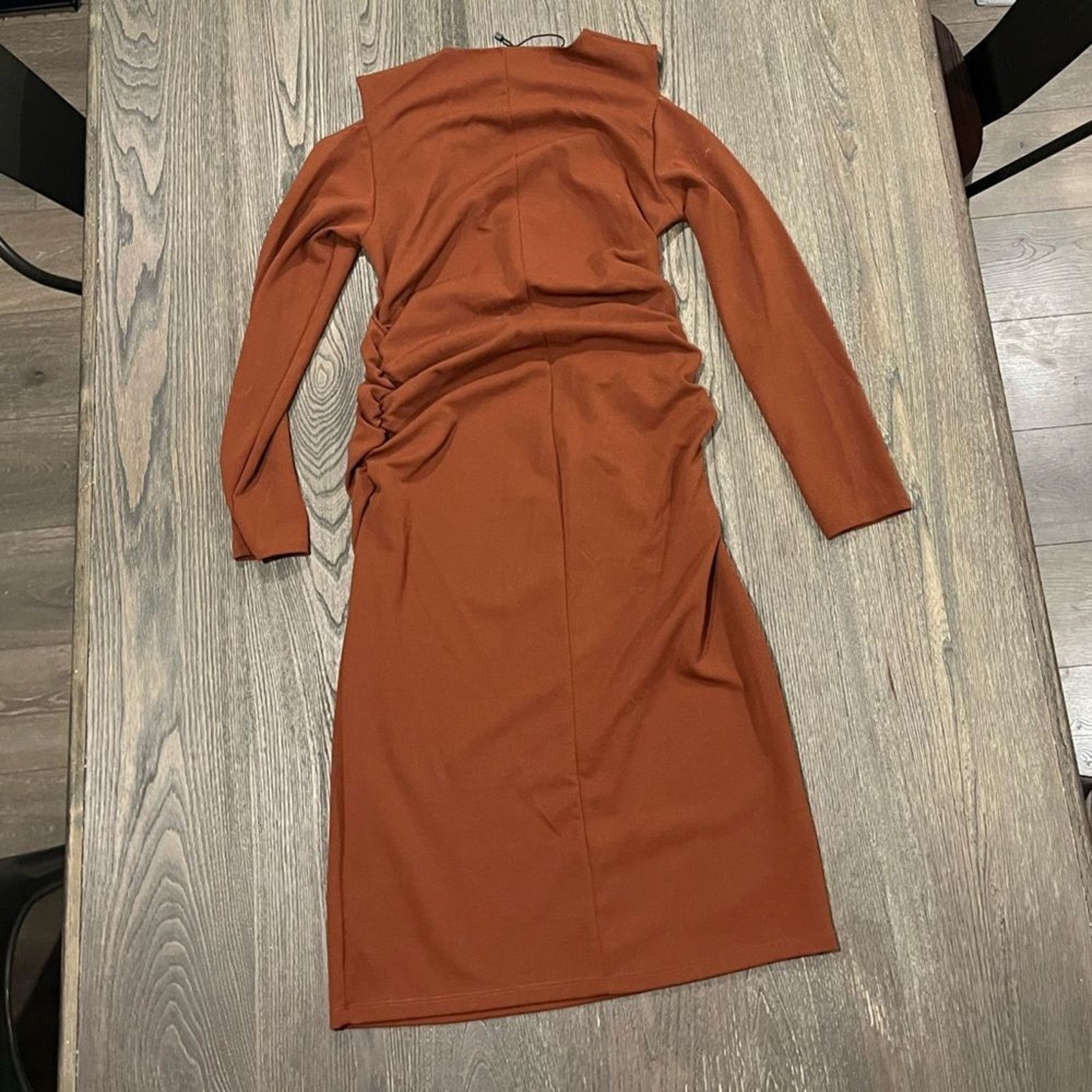 Zara Zara Dress Cold Shoulder Long Sleeve Bodycon Mini Crew Size L / US 10 / IT 46 - 7 Thumbnail