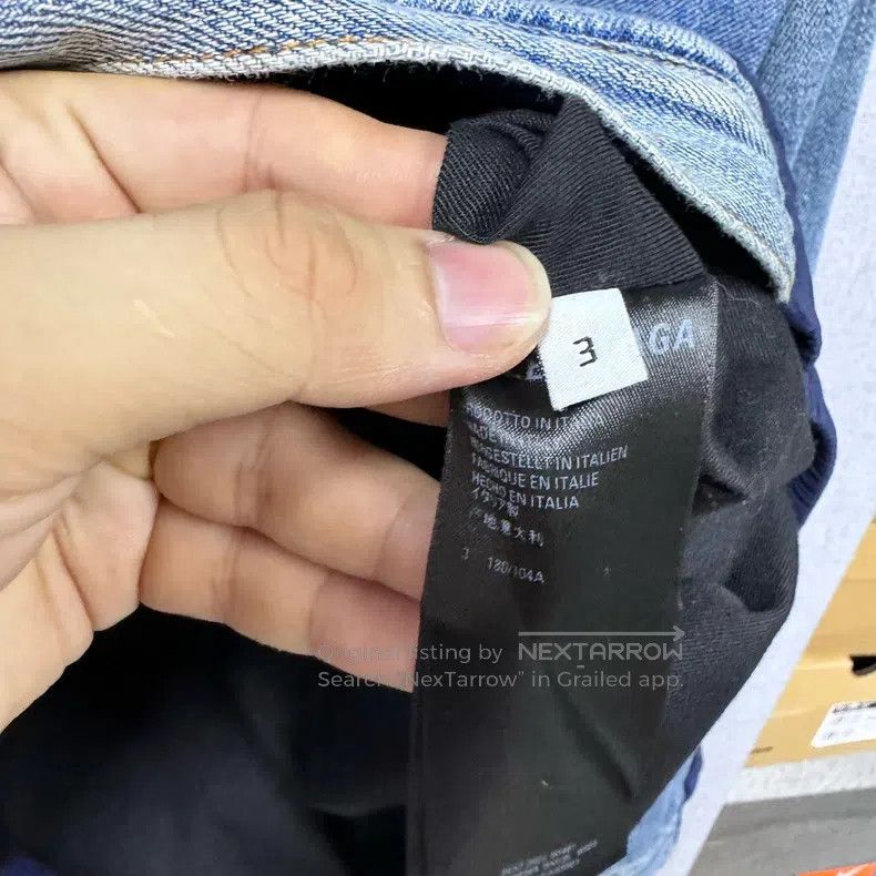 Balenciaga Balenciaga Front and Back Stitched Denim Jacket Size US L / EU 52-54 / 3 - 7 Thumbnail