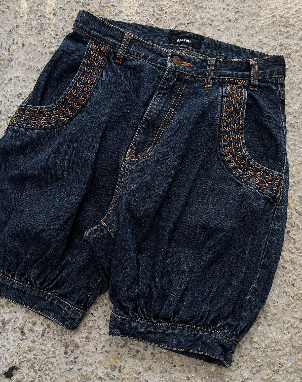 Ne-Net Sarouel Pants Denim Shorts Size US 28 / EU 44 - 4 Thumbnail