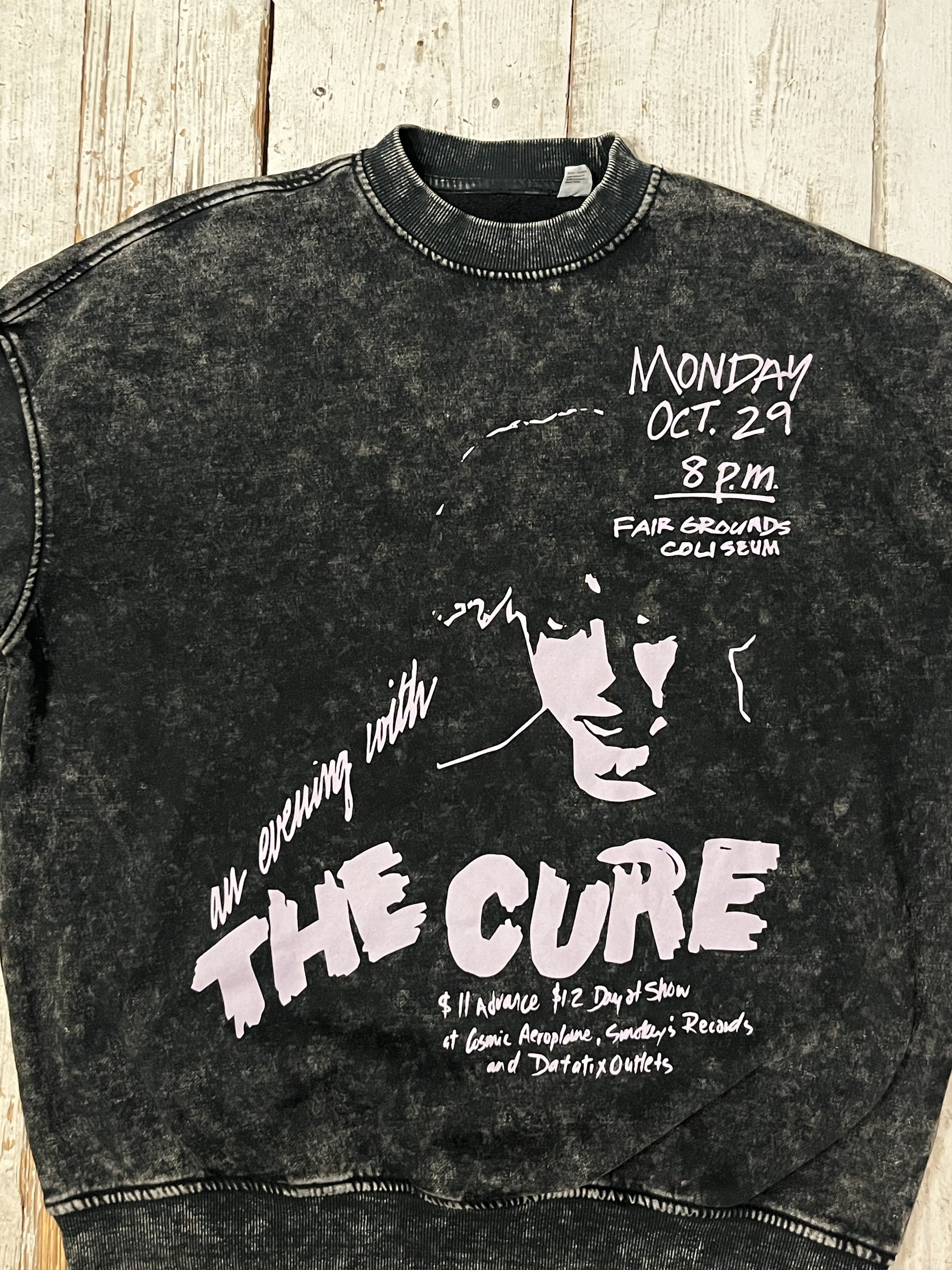 Band Tees × Vintage The Cure Sun Faded Sweatshirt Size US L / EU 52-54 / 3 - 6 Thumbnail