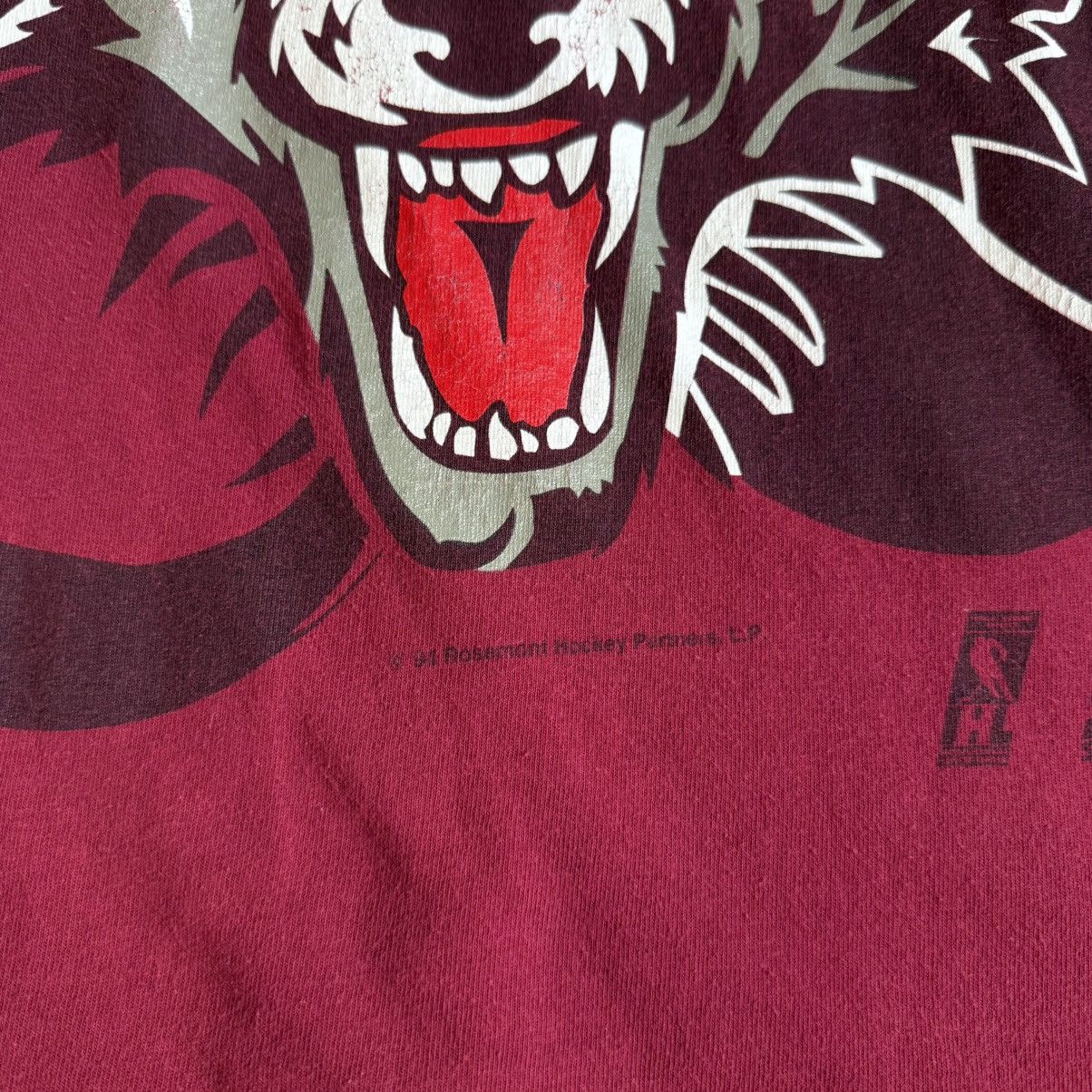 Starter Vintage Starter Chicago Wolves T Shirt Burgundy Sz L Size US L / EU 52-54 / 3 - 4 Thumbnail