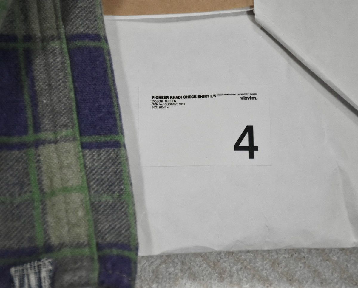 Visvim Visvim 23aw Pioneer Khadi Check Shirt size4 Size US XL / EU 56 / 4 - 9 Thumbnail