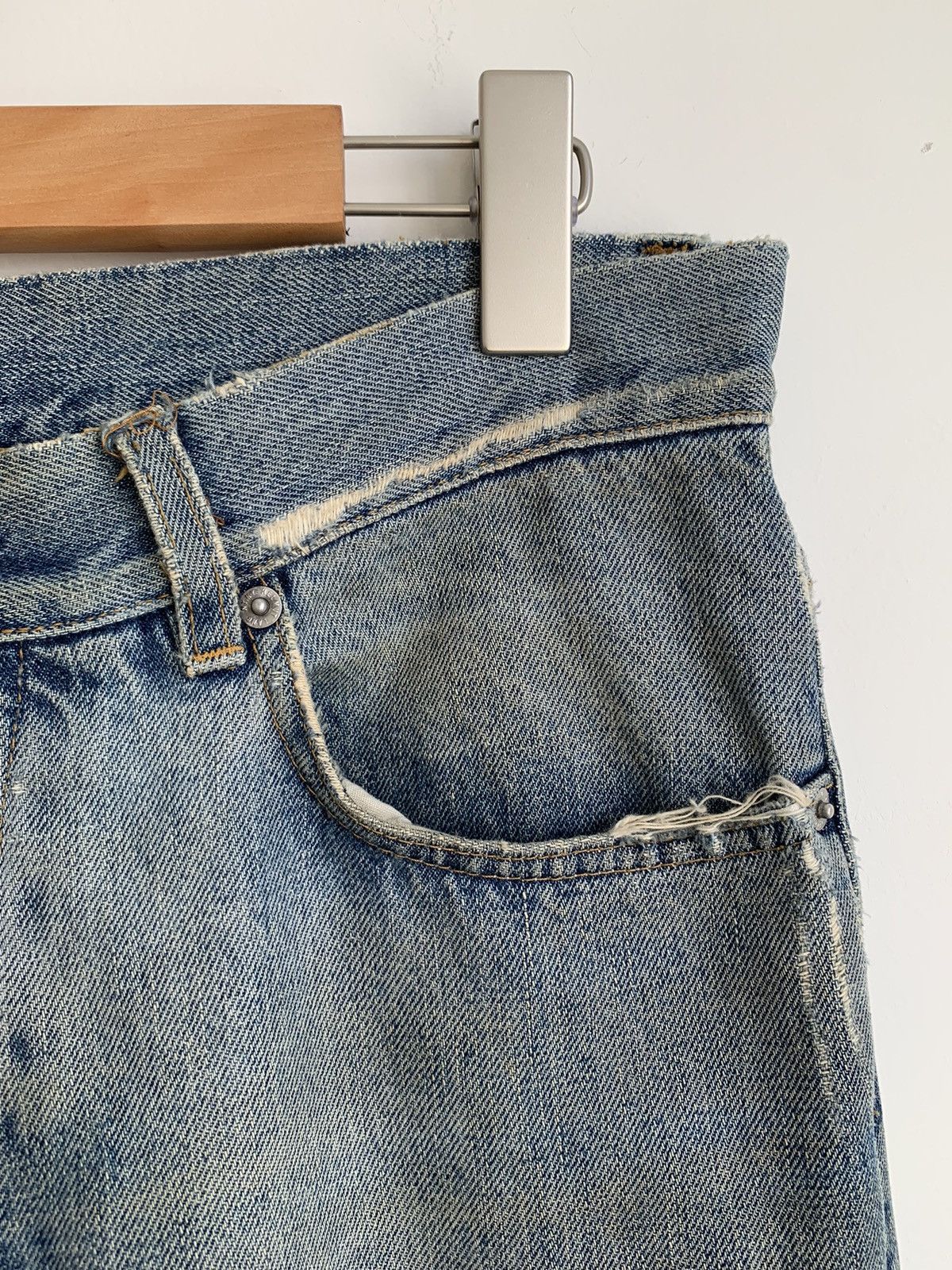 Helmut Lang Vintage Helmut Lang Low Waist Contour Fit Denim Jeans Size US 30 / EU 46 - 11 Thumbnail