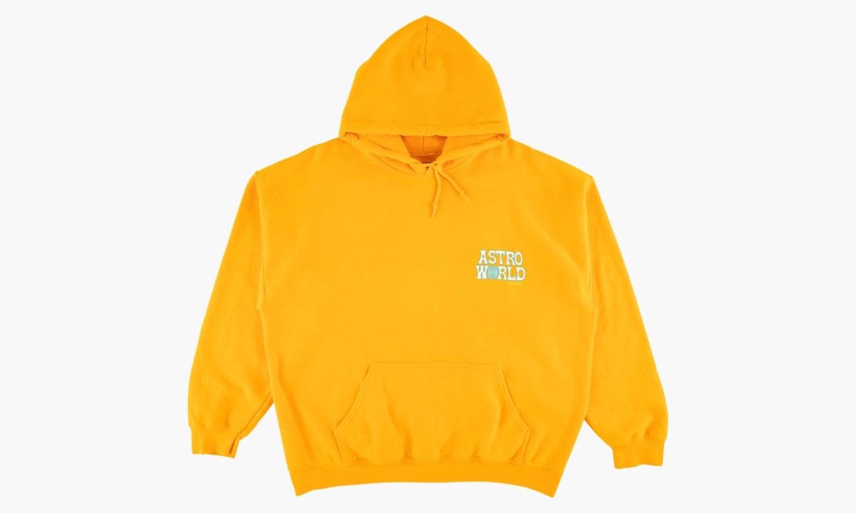 Astroworld sweatshirt yellow clearance