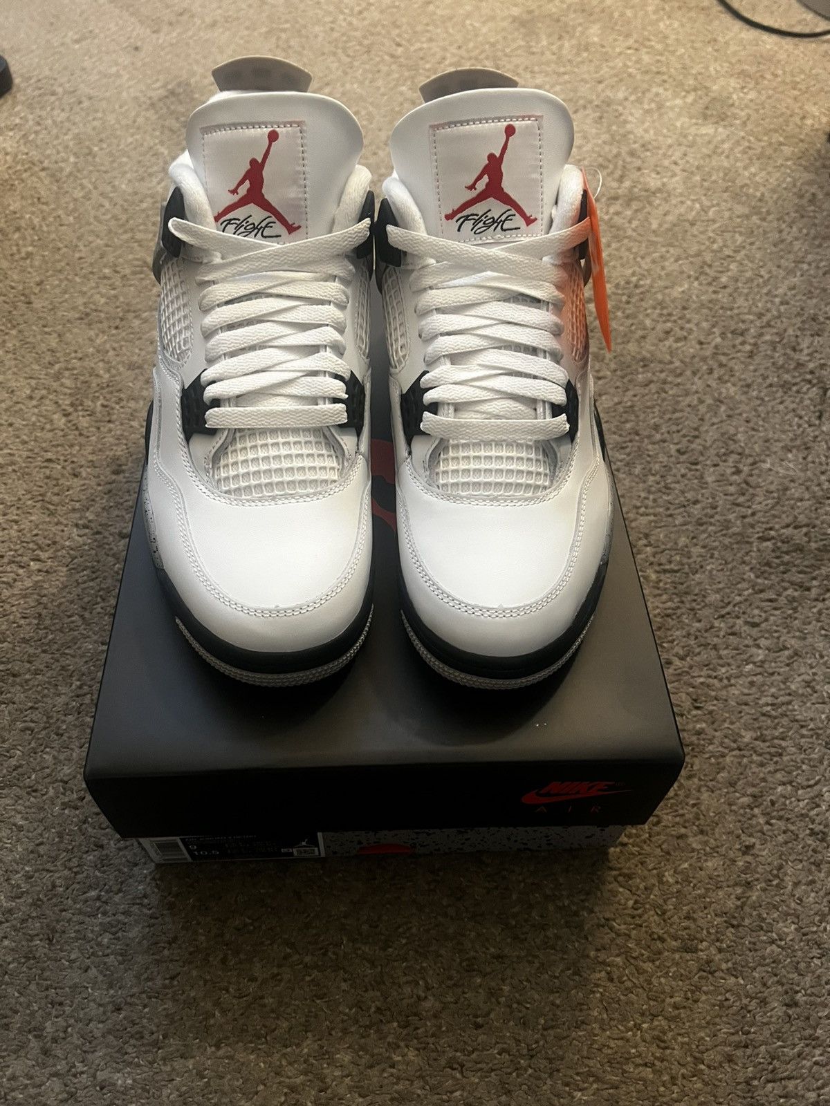 Jordan Brand Air Jordan 4 ‘White Cement’ Size US 9 / EU 42 - 3 Thumbnail