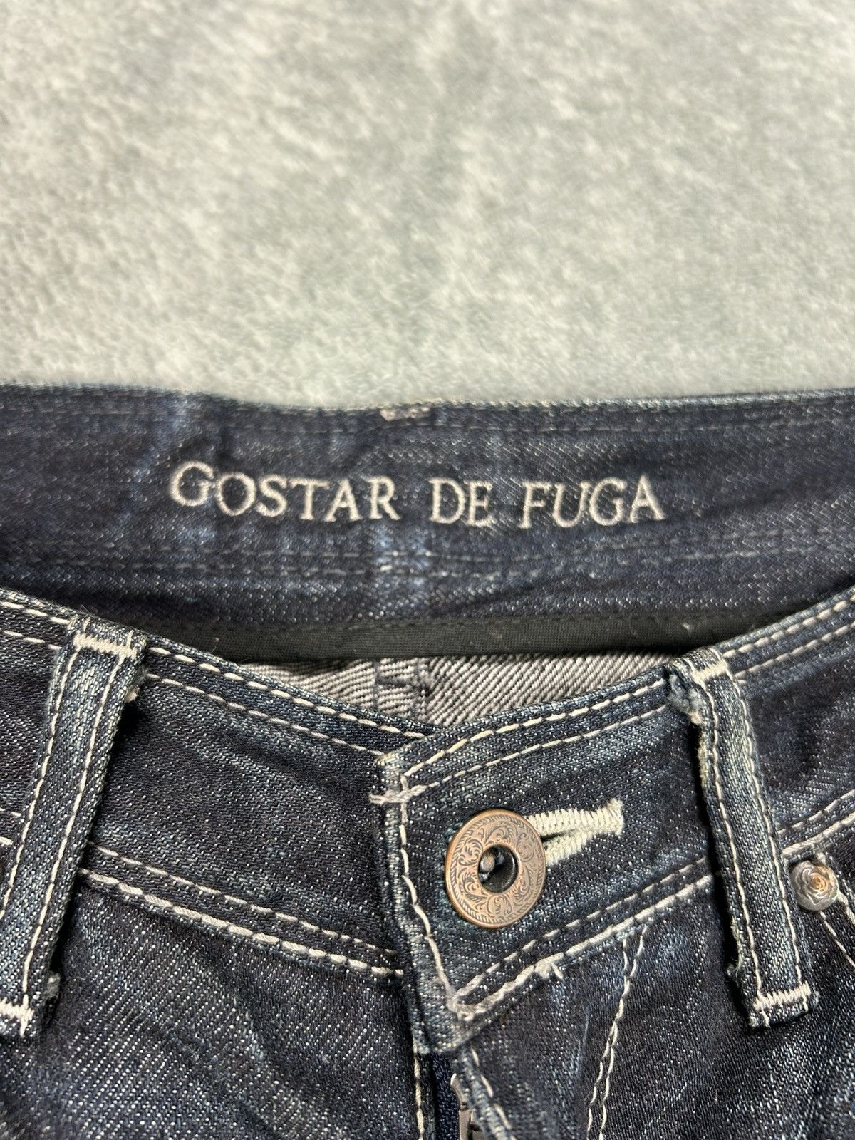 GOSTAR DE FUGA Gostar De Fuga Flared Denim Jeans Size US 29 - 9 Thumbnail