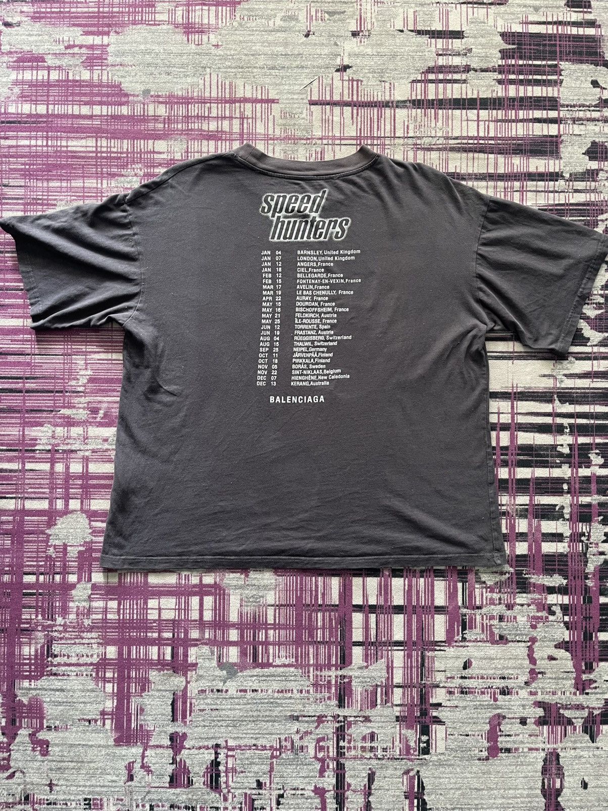 Balenciaga VINTAGE BALENCIAGA SPEED HUNTERS TOUR TEE VERY RARE Size US S / EU 44-46 / 1 - 2 Thumbnail
