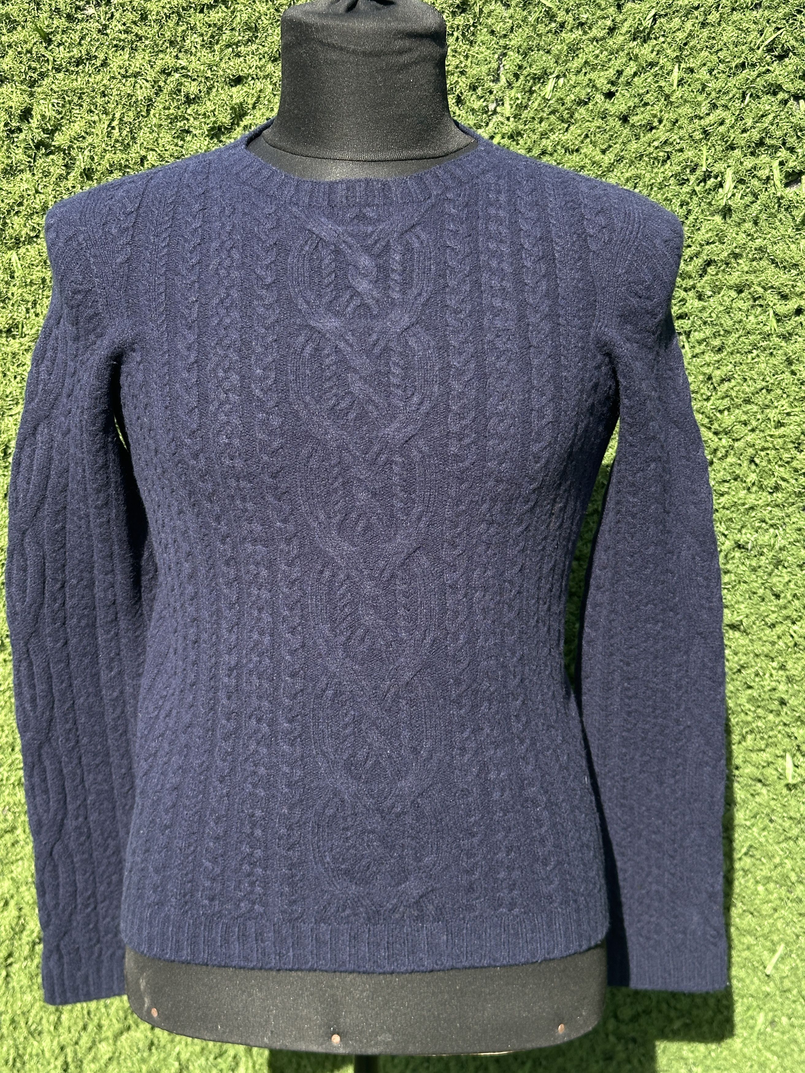 The Row 1950$ The Row Chunky Cable Knit Women Navy Pullover Size S M Size S / US 4 / IT 40 - 6 Thumbnail