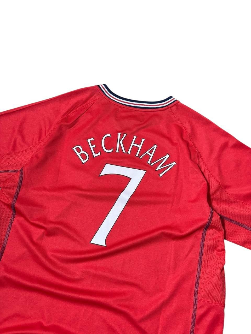 Vintage 00's England #7 BECKHAM Blokecore Football Jersey TShirt Tee Size US L / EU 52-54 / 3 - 7 Thumbnail