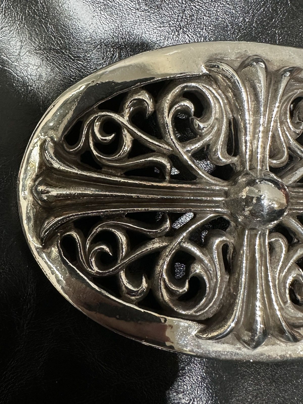 Chrome Hearts Chrome Hearts XL ‘Oval’ 4.5 in. Belt Buckle Size ONE SIZE - 3 Thumbnail