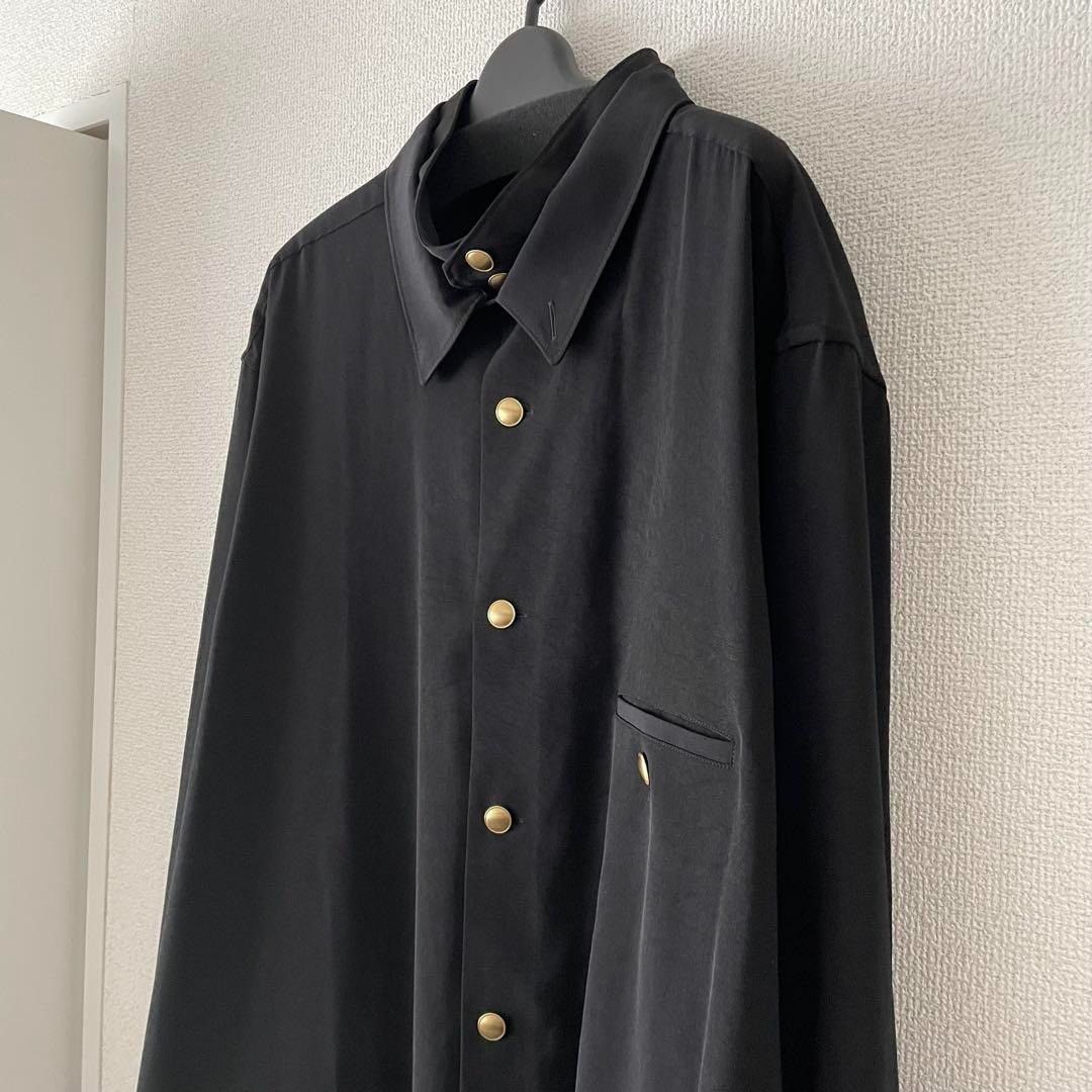 Yohji Yamamoto Yohji Yamamoto POUR HOMME 19AW Double Collar Shirt Size 3 Size US L / EU 52-54 / 3 - 2 Thumbnail
