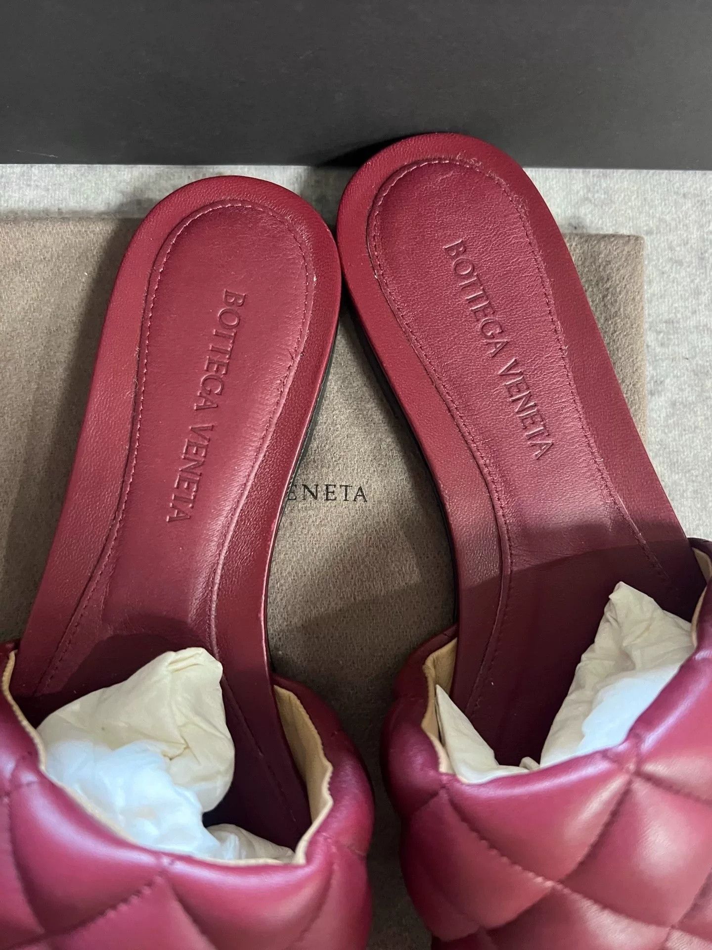Bottega Veneta Bottega Veneta Burdy Intrecciato Slides Size US 7 / EU 40 - 3 Thumbnail