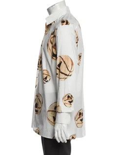 Givenchy o1mris0824 Print Shirt in White/Yellow Size US M / EU 48-50 / 2 - 6 Thumbnail