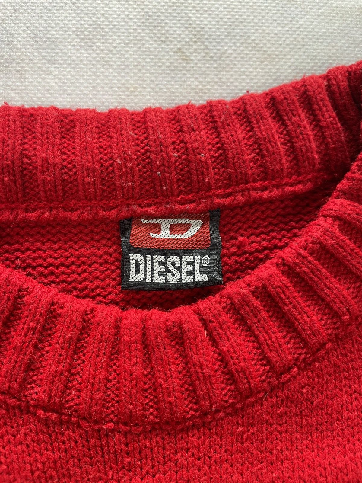 Diesel Vintage Diesel Sweater Spellout Avant Garde Size US M / EU 48-50 / 2 - 3 Thumbnail