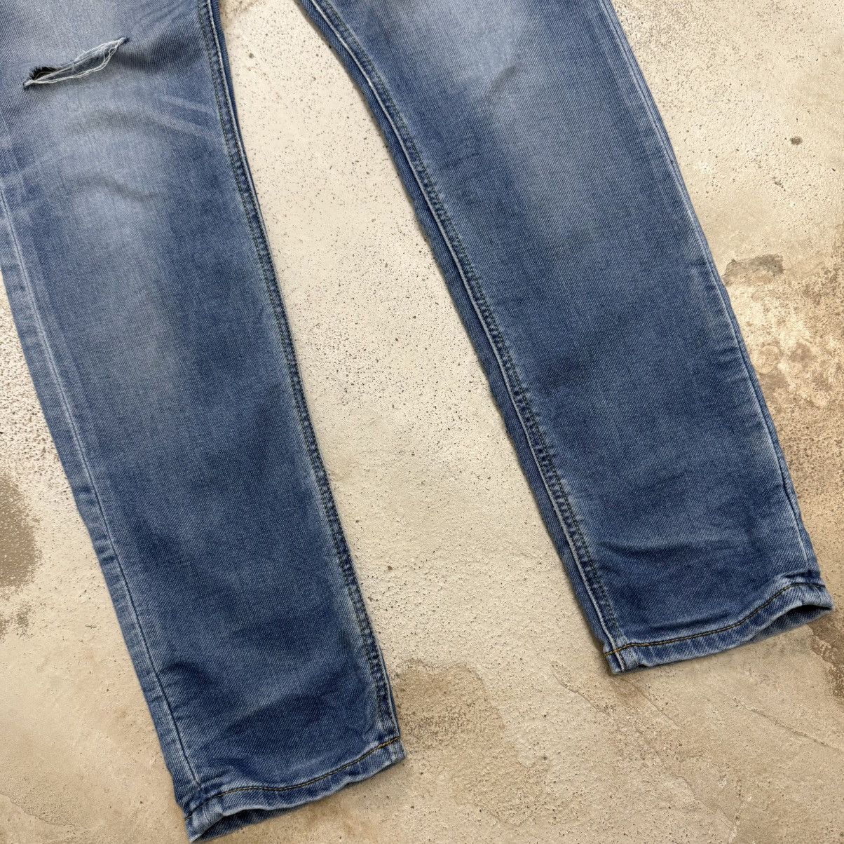 Number (N)ine Nano Universe Tokyo Serge De nimes Slim Stretch Jeans Pants Size US 29 - 5 Thumbnail