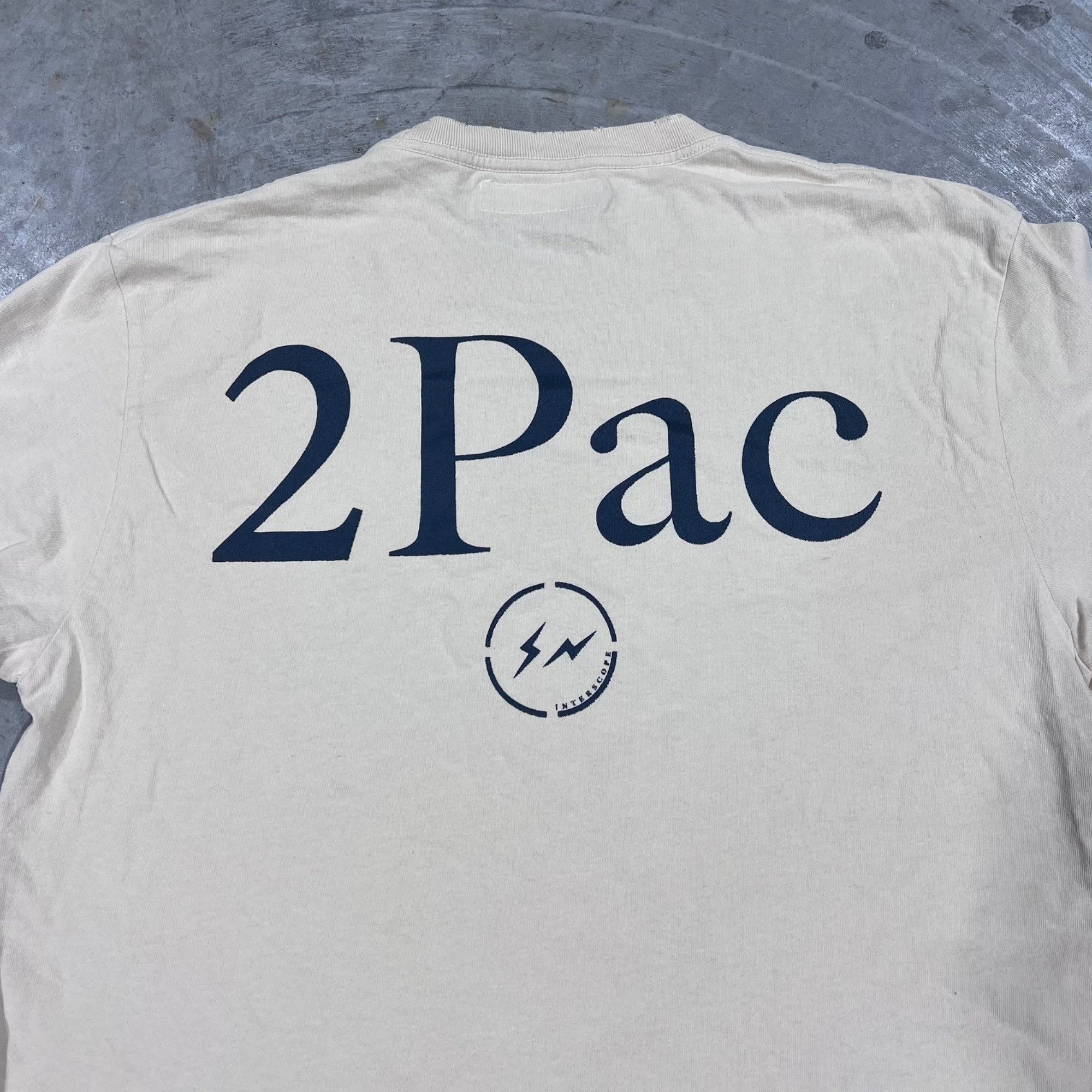 Other NEW FRAGMENT x 2PAC INTERSCOPE RECORDS CREAM TEE SZ MEDIUM Size US M / EU 48-50 / 2 - 7 Thumbnail