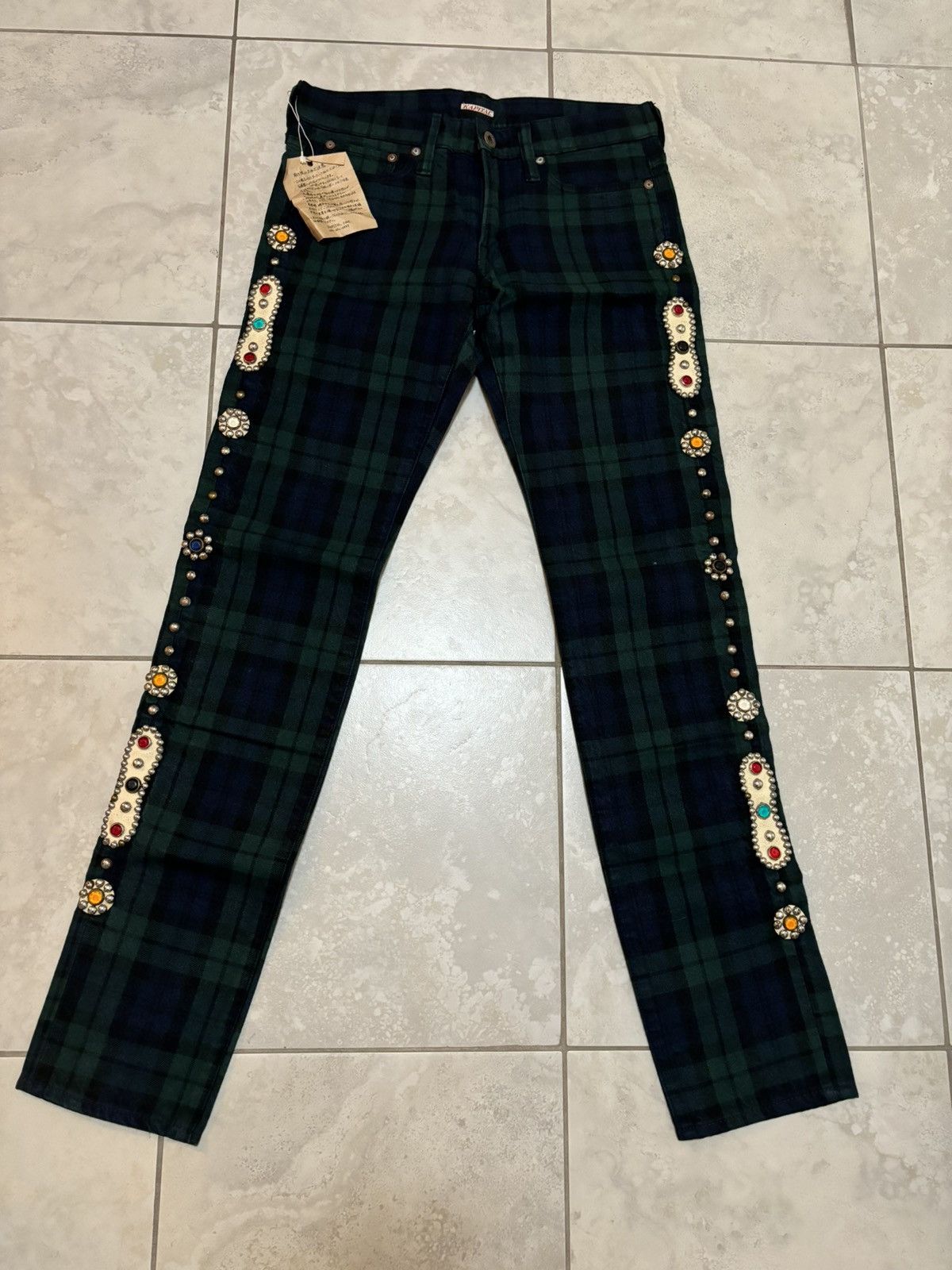 Kapital Rare FW14 1st release Kapital Kountry gemstone studded pants Size US 28 / EU 44 - 2 Thumbnail