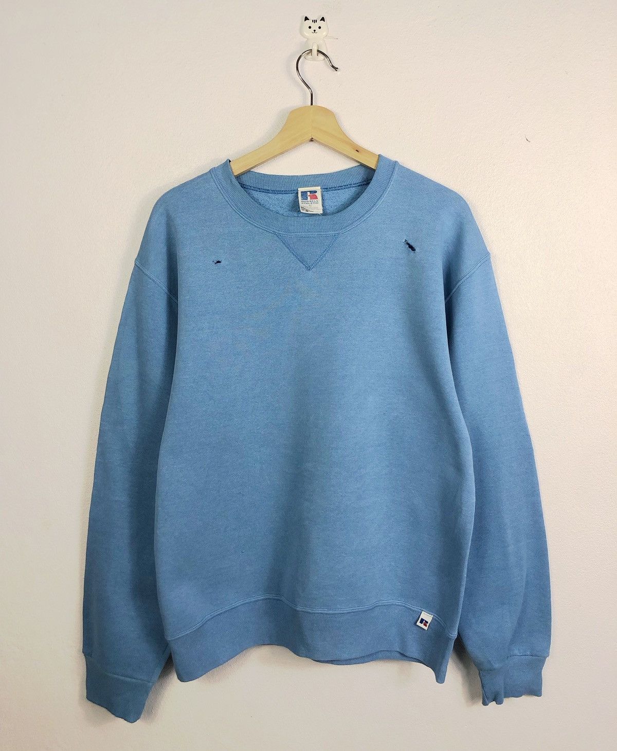 Russell Athletic Rare Vintage Russell Athletic Plain Sweatshirt Made in USA Size US M / EU 48-50 / 2 - 1 Thumbnail