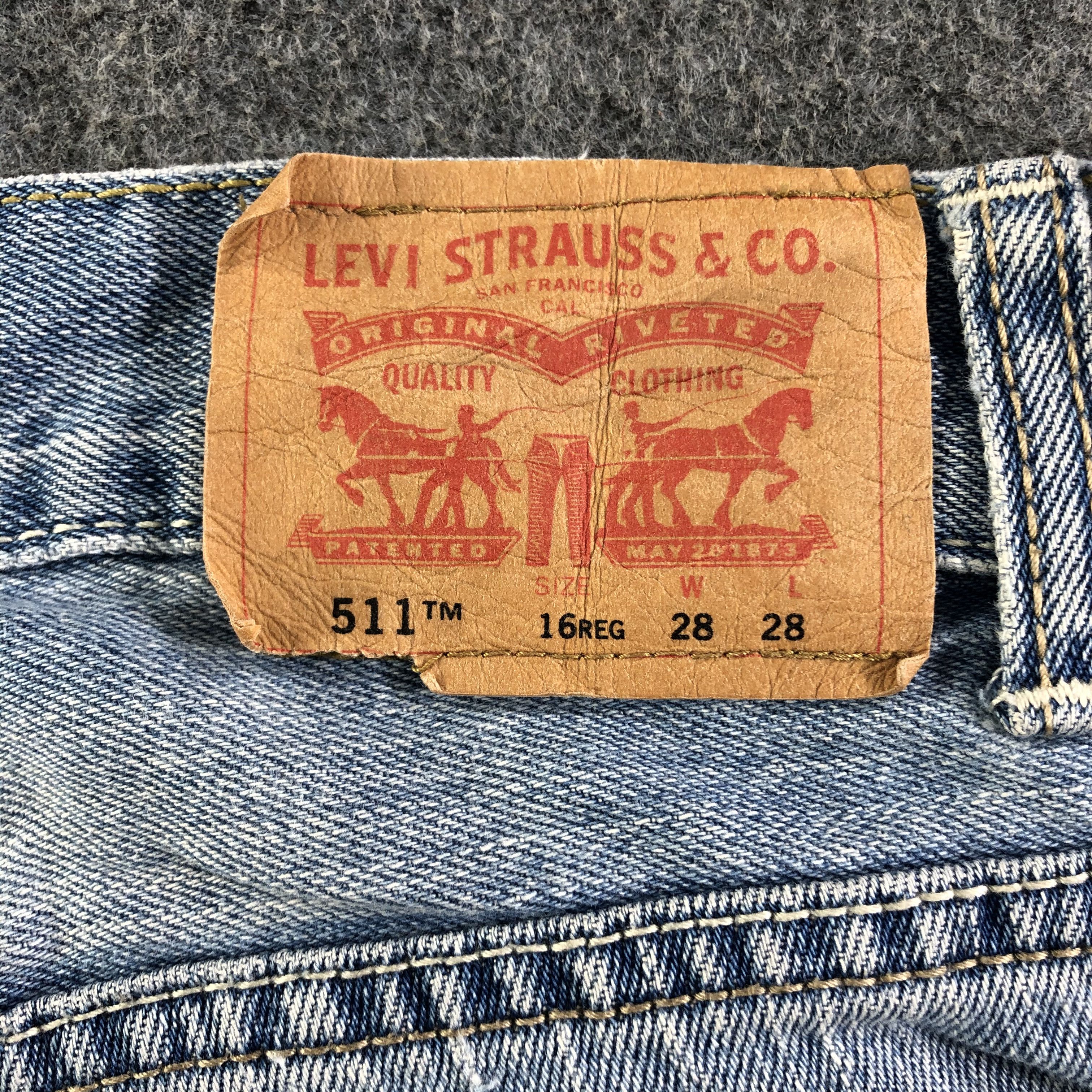 Levi's Vintage Blue Wash Levis 511 Jeans-J3104 Size US 30 / EU 46 - 5 Thumbnail