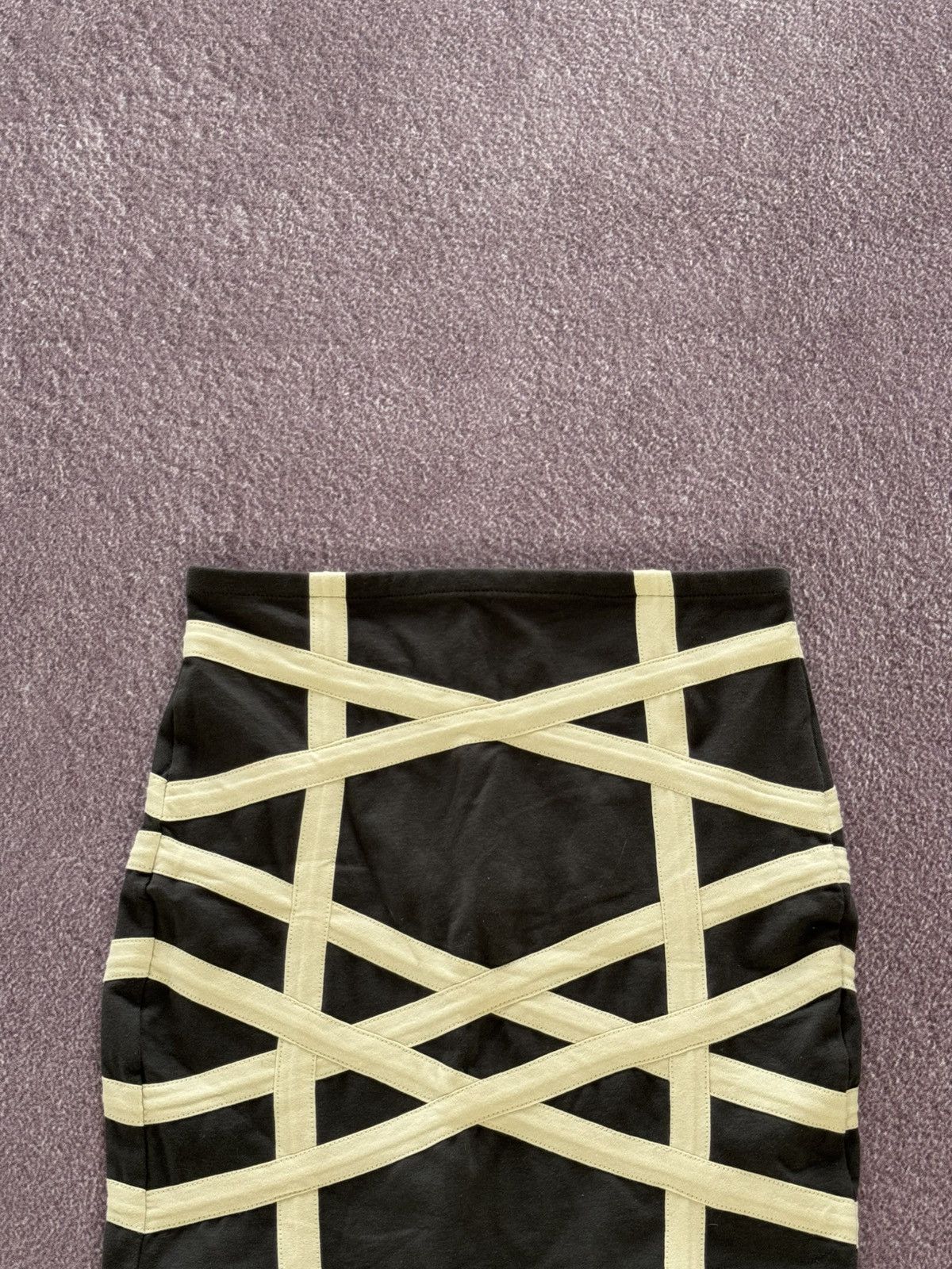 Hysteric Glamour Y2K Glamour Rick Owens Style 00s Mini Skirt Size 27" / US 4 / IT 40 - 2 Thumbnail