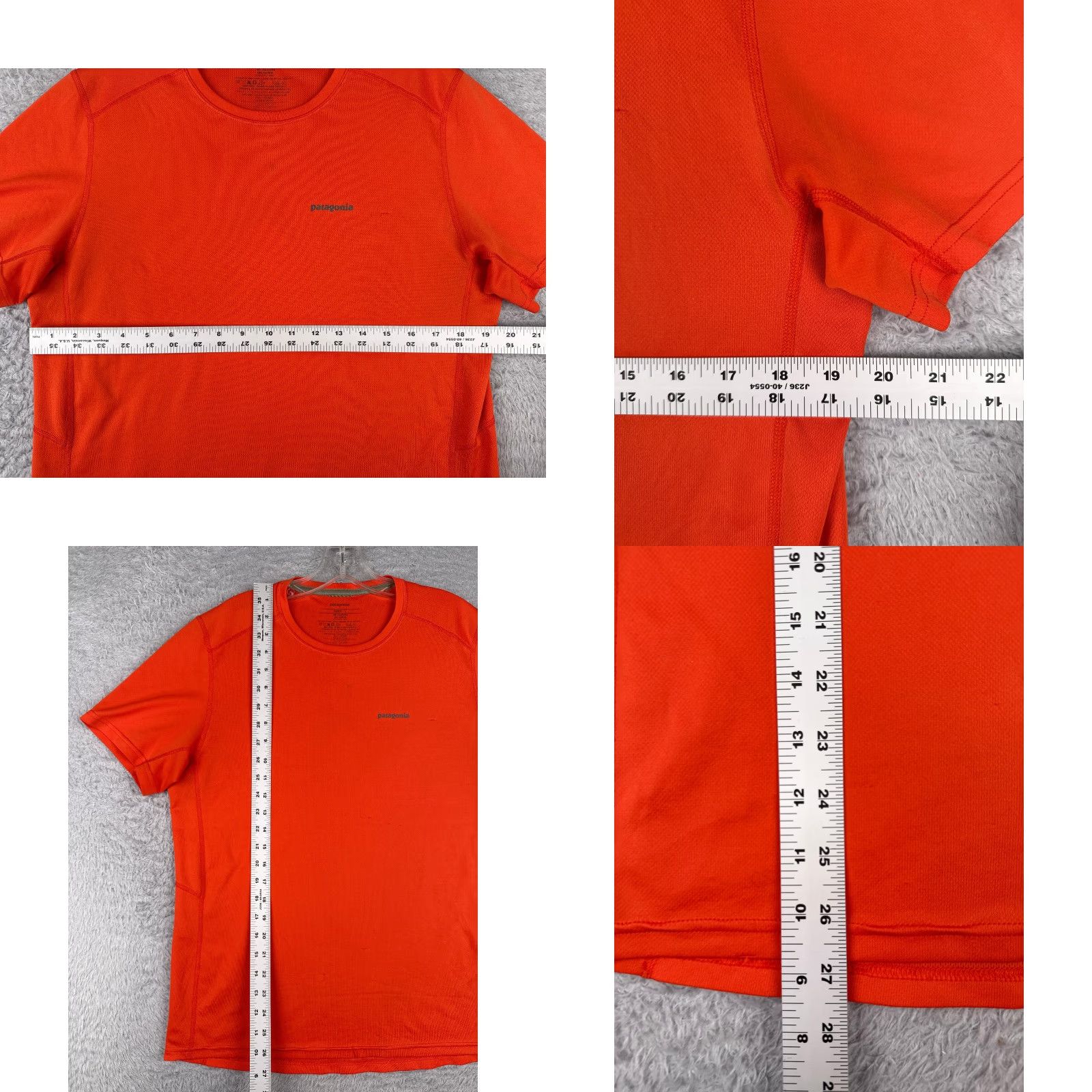 Patagonia Patagonia Shirt Men Large Orange Short Sleeve Crew Neck 100% Polyester READ Size US L / EU 52-54 / 3 - 8 Thumbnail
