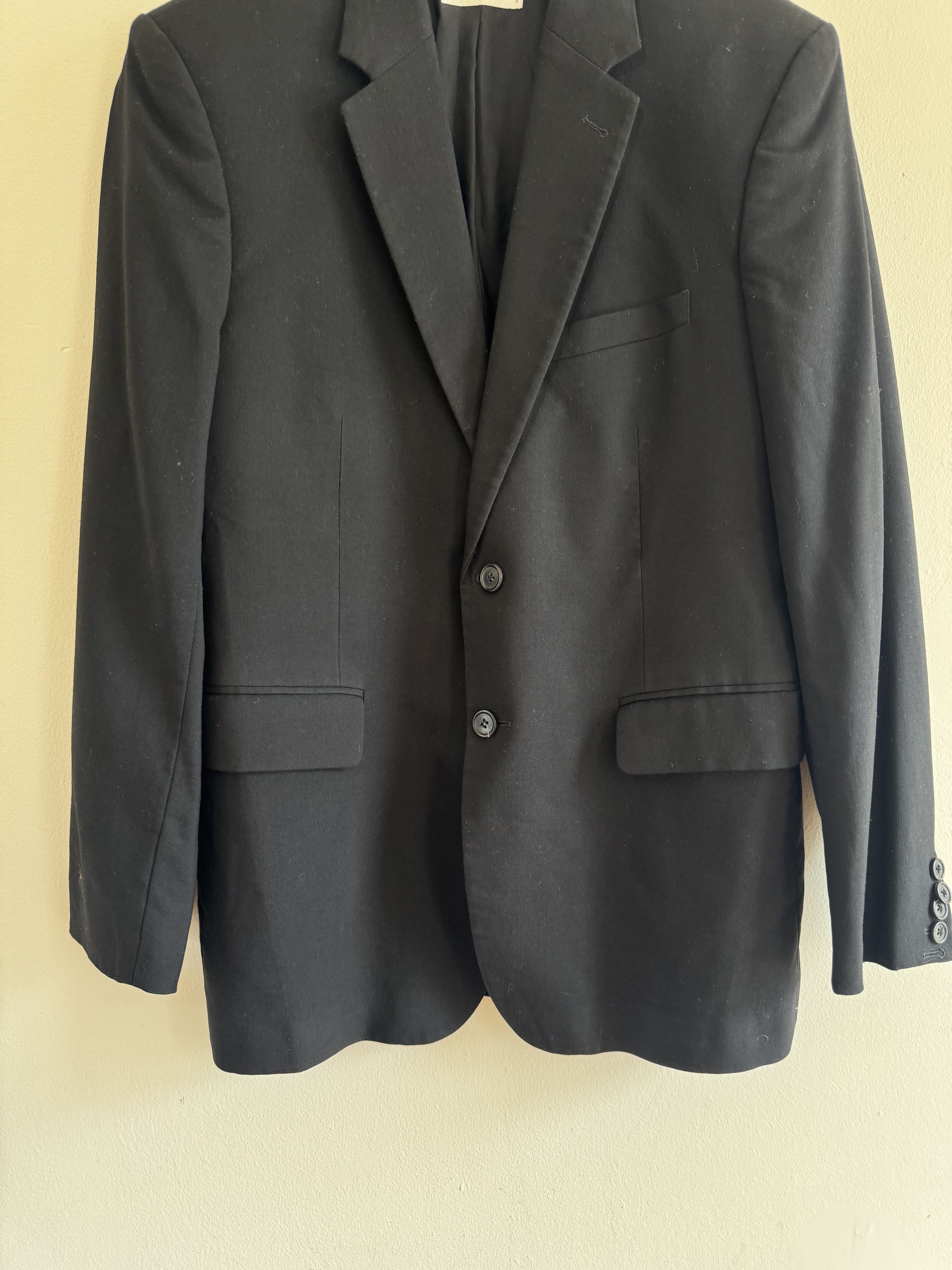 Saint Laurent Paris Saint Laurent Paris Uniform Two-Button Blazer US42R 2022 Size 42R - 4 Thumbnail
