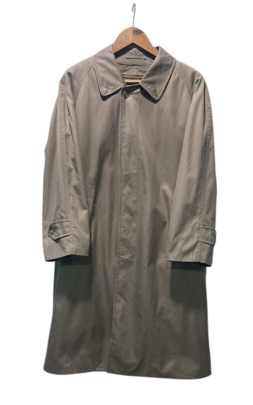 Burberry Vtg Burberry Trench Coat Single Breasted Nova check Jacket Size US M / EU 48-50 / 2 - 2 Thumbnail