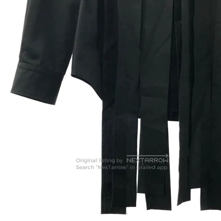 Comme des Garcons Comme Des Garcons Retro Black Torn Collar Long Sleeve Shir Size XS / US 0-2 / IT 36-38 - 4 Thumbnail