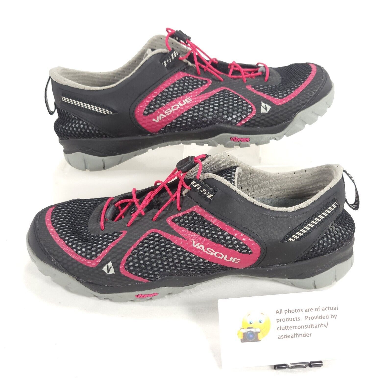 Vasque Vaspue All Terrain Shoe Womens Size 10.5 7053 Black Red Size US 10.5 / IT 40.5 - 5 Thumbnail
