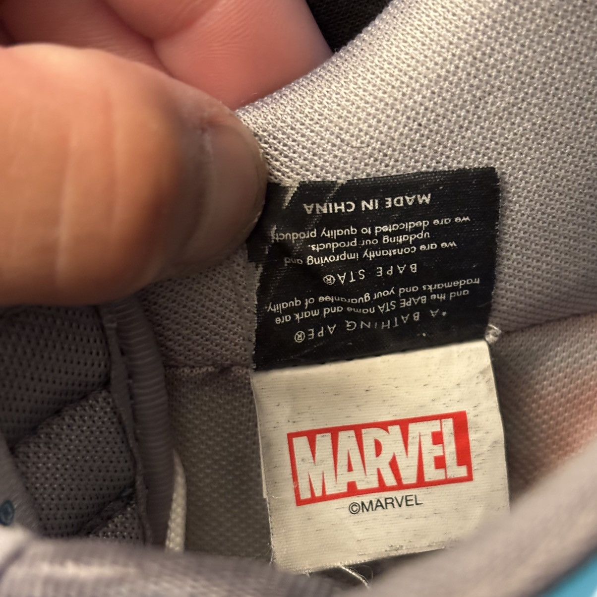 Bape Bape Sta Marvel Captain America Sneaker Size 11 Worn Lightly Size US 11 / EU 44 - 8 Thumbnail