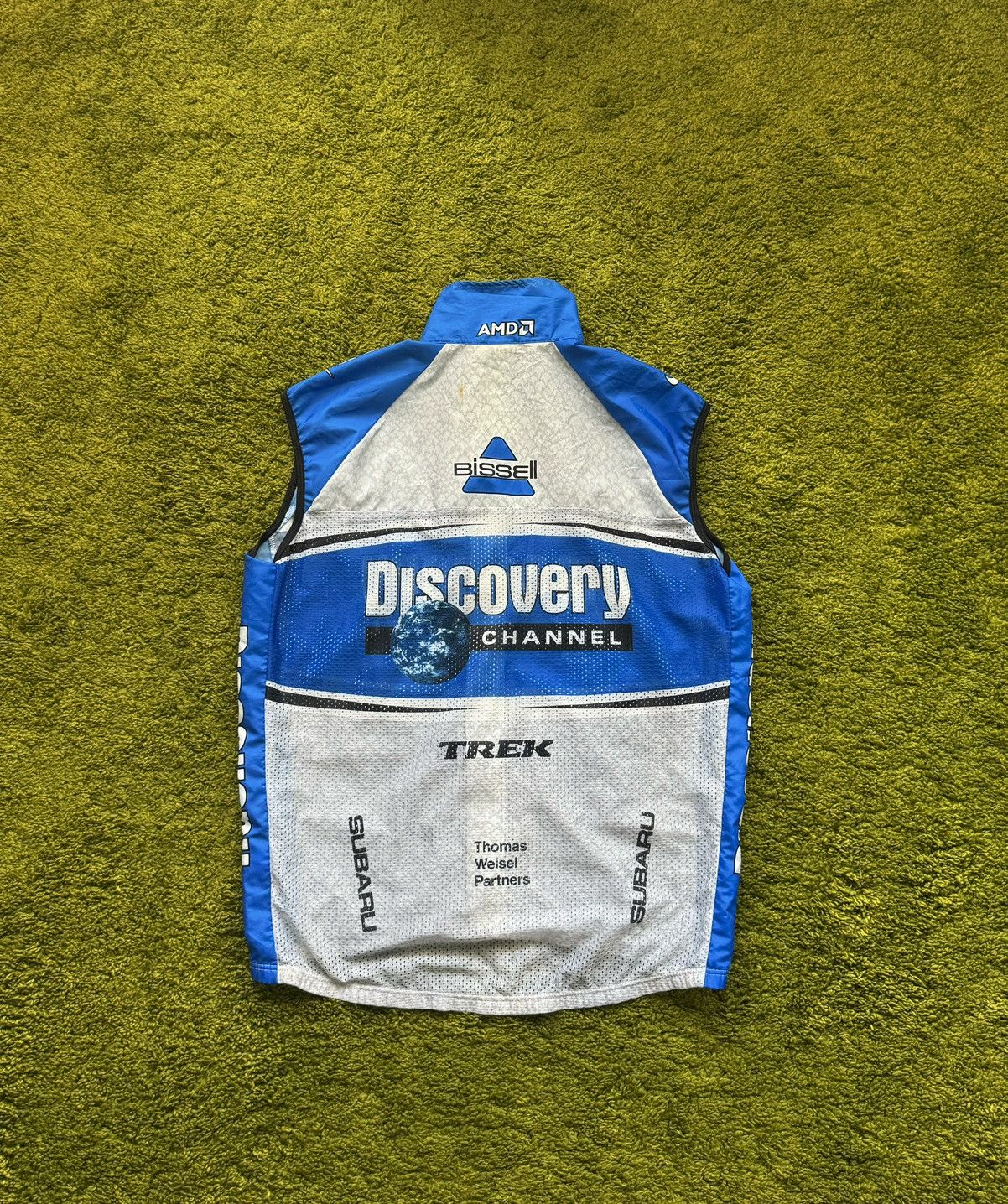 Nike × Vintage Nike x Discovery channel 2005 vintage cycle racing vest Size US L / EU 52-54 / 3 - 2 Thumbnail