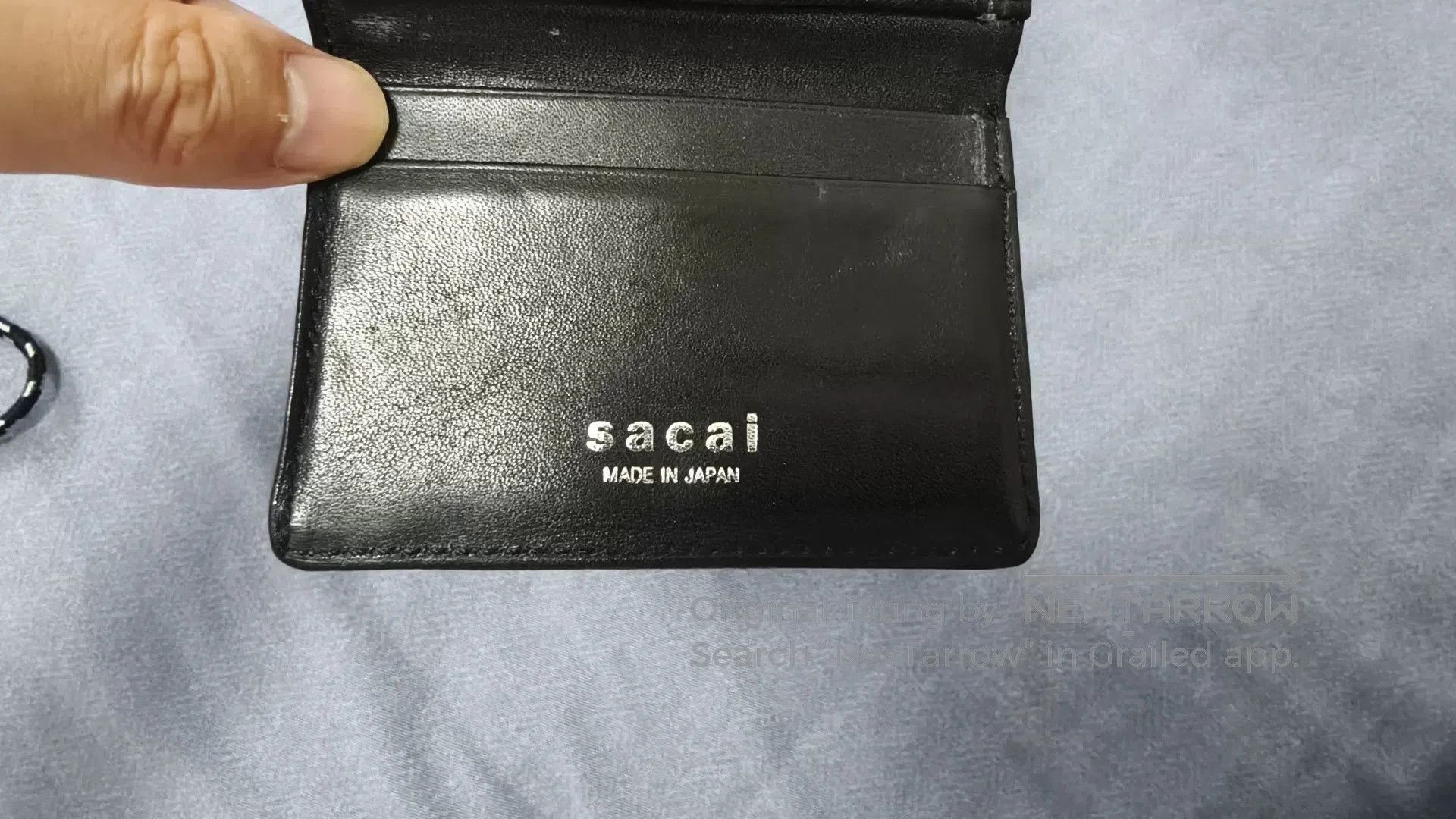 Sacai sacai x PORTER Leather Trifold Wallet. Size ONE SIZE - 8 Thumbnail