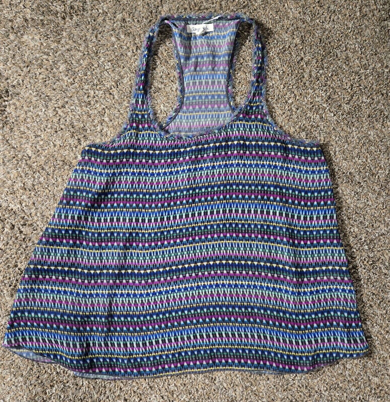 Designer Aeropostle Tribal Opaque Tank Top Size Medium Size M / US 6-8 / IT 42-44 - 1 Thumbnail