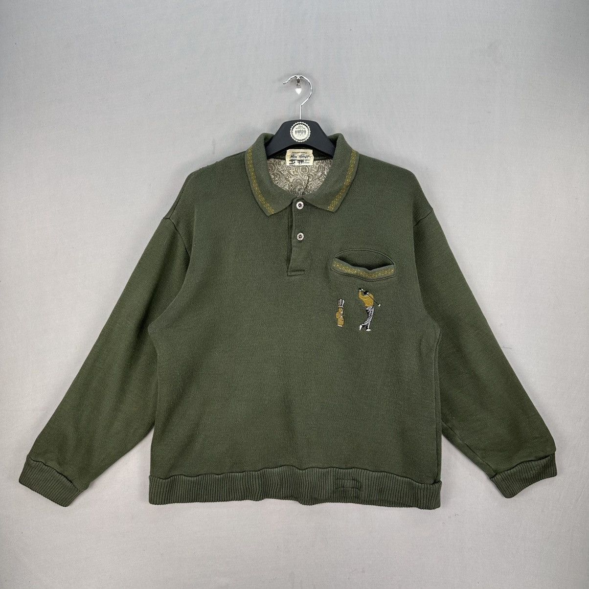 Japanese Brand Vintage 90's Amusement Golf Wear Retro Shirt by Nice Hilter Size US M / EU 48-50 / 2 - 1 Thumbnail