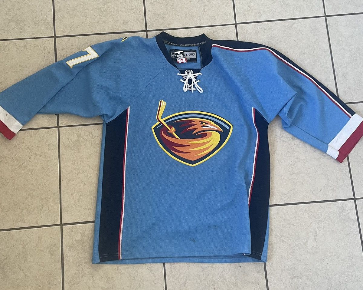 image of Nhl Kovalchuck Vintage Jersey in Blue, Men's (Size Medium)