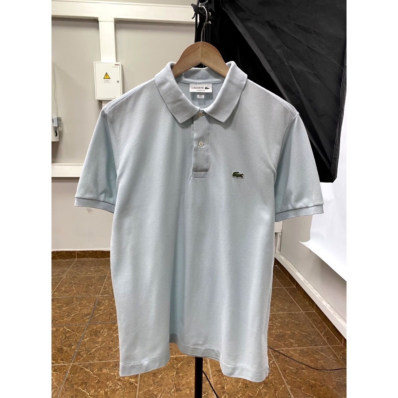 Lacoste VINTAGE Lacoste Polo Shirt M Blue Men Polo Vintage Y2K Retro Size US M / EU 48-50 / 2 - 2 Thumbnail